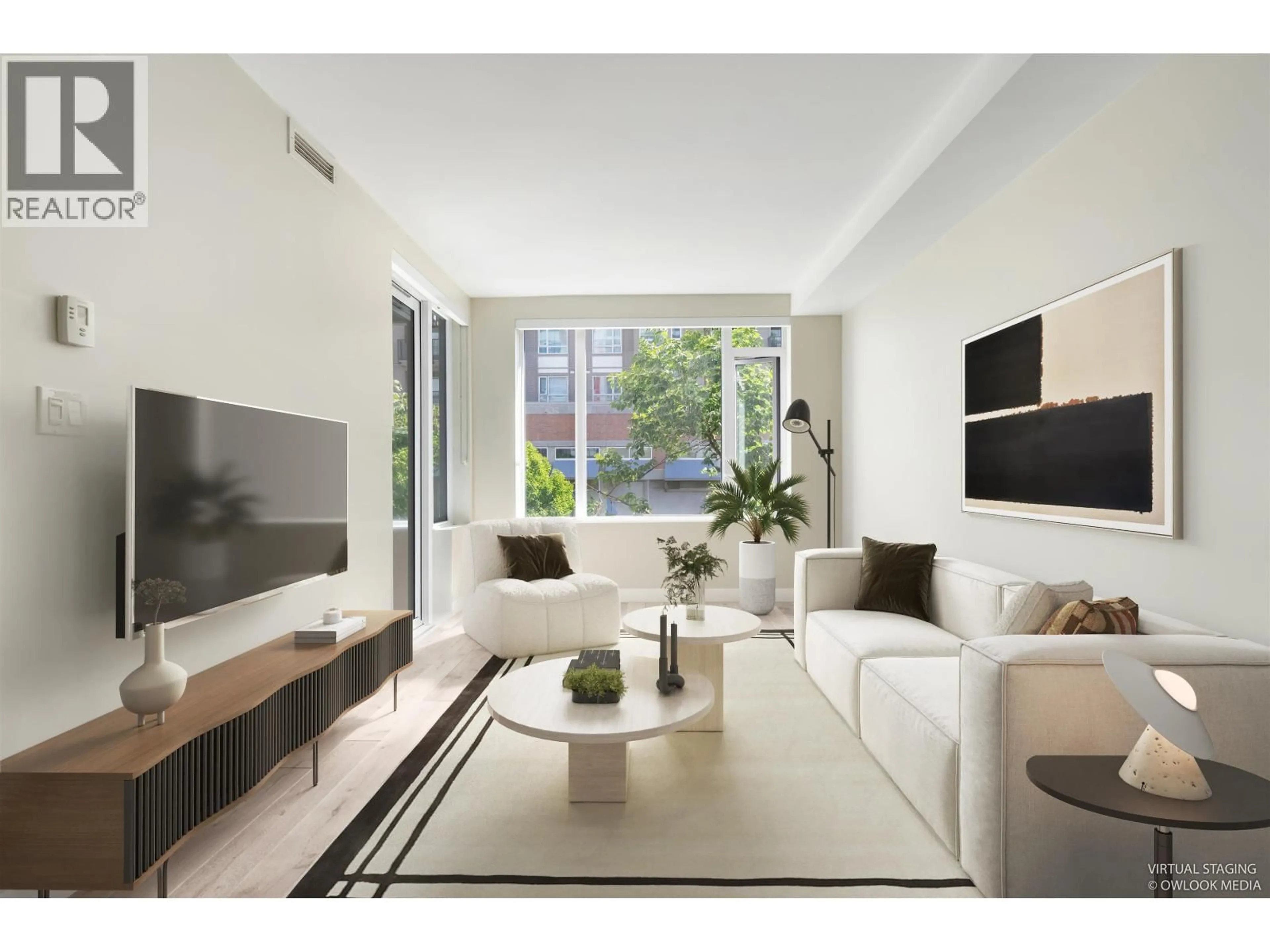 Living room with furniture, unknown for 206 - 10780 NO. 5 ROAD, Richmond British Columbia V6W0B8