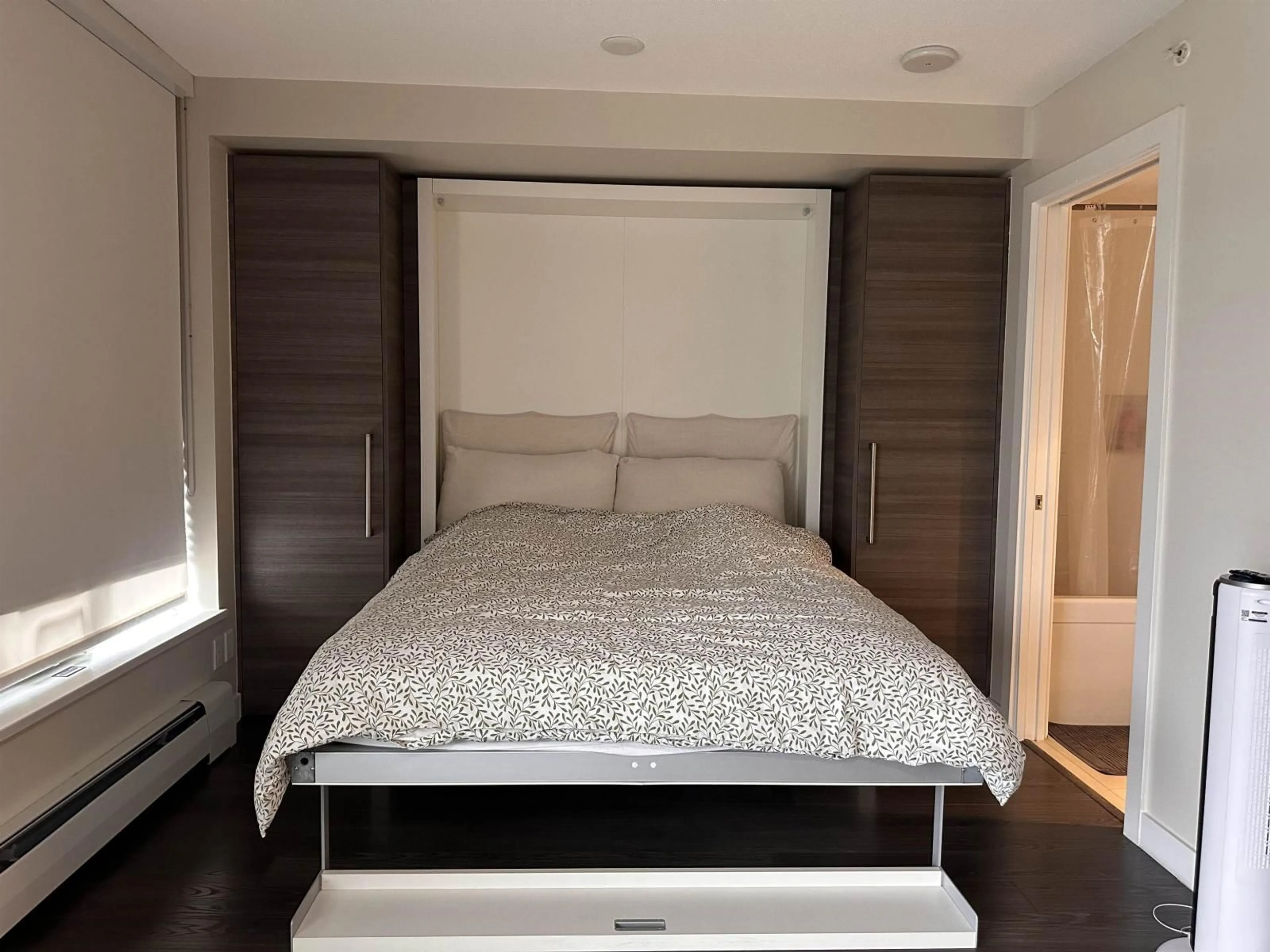 Bedroom with bed, wood/laminate floor for 1112 - 13398 104 AVENUE, Surrey British Columbia V3T1V6