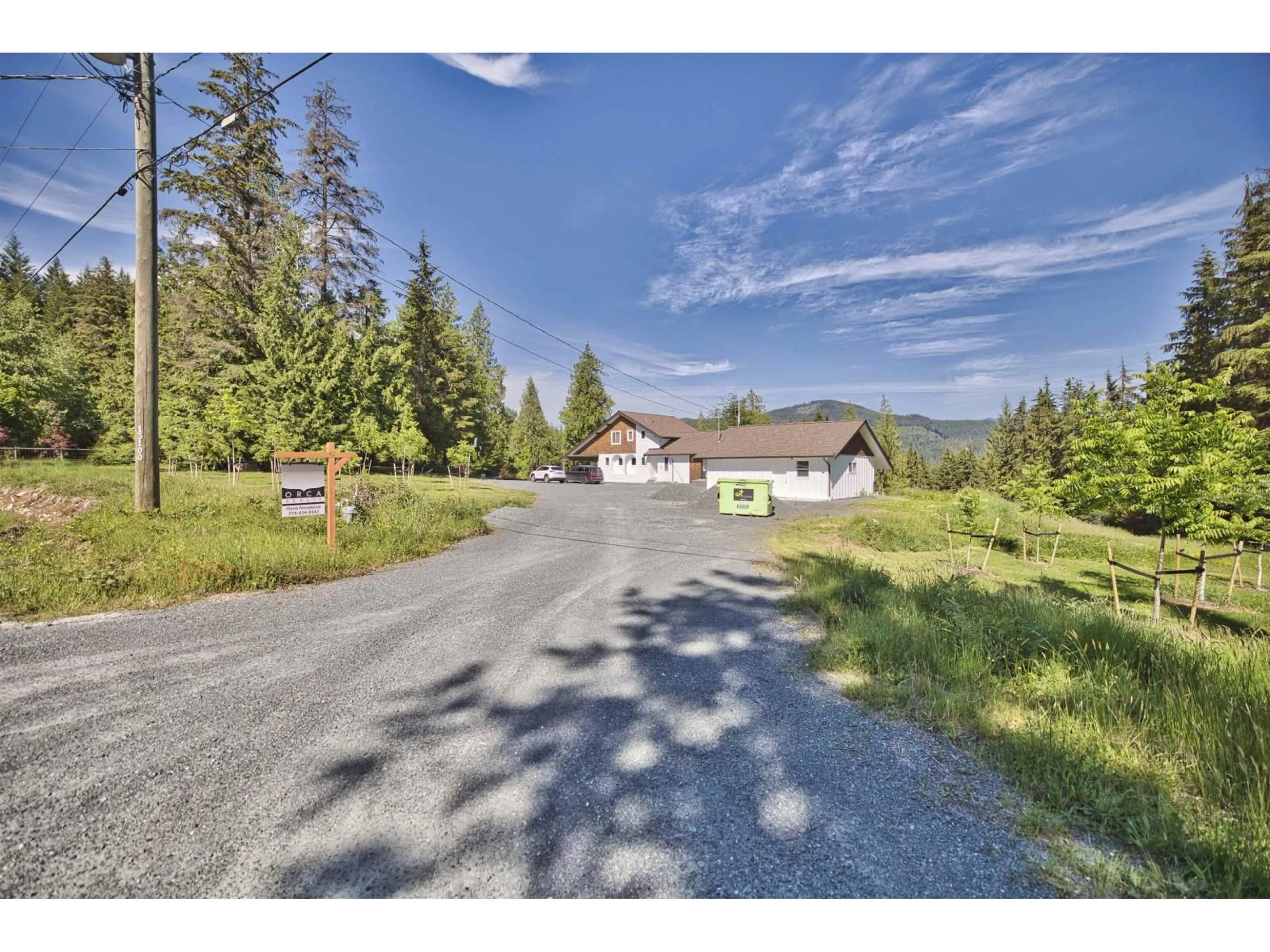 A pic from outside/outdoor area/front of a property/back of a property/a pic from drone, mountain view for 13100 BELL STREET, Mission British Columbia V4S1C6