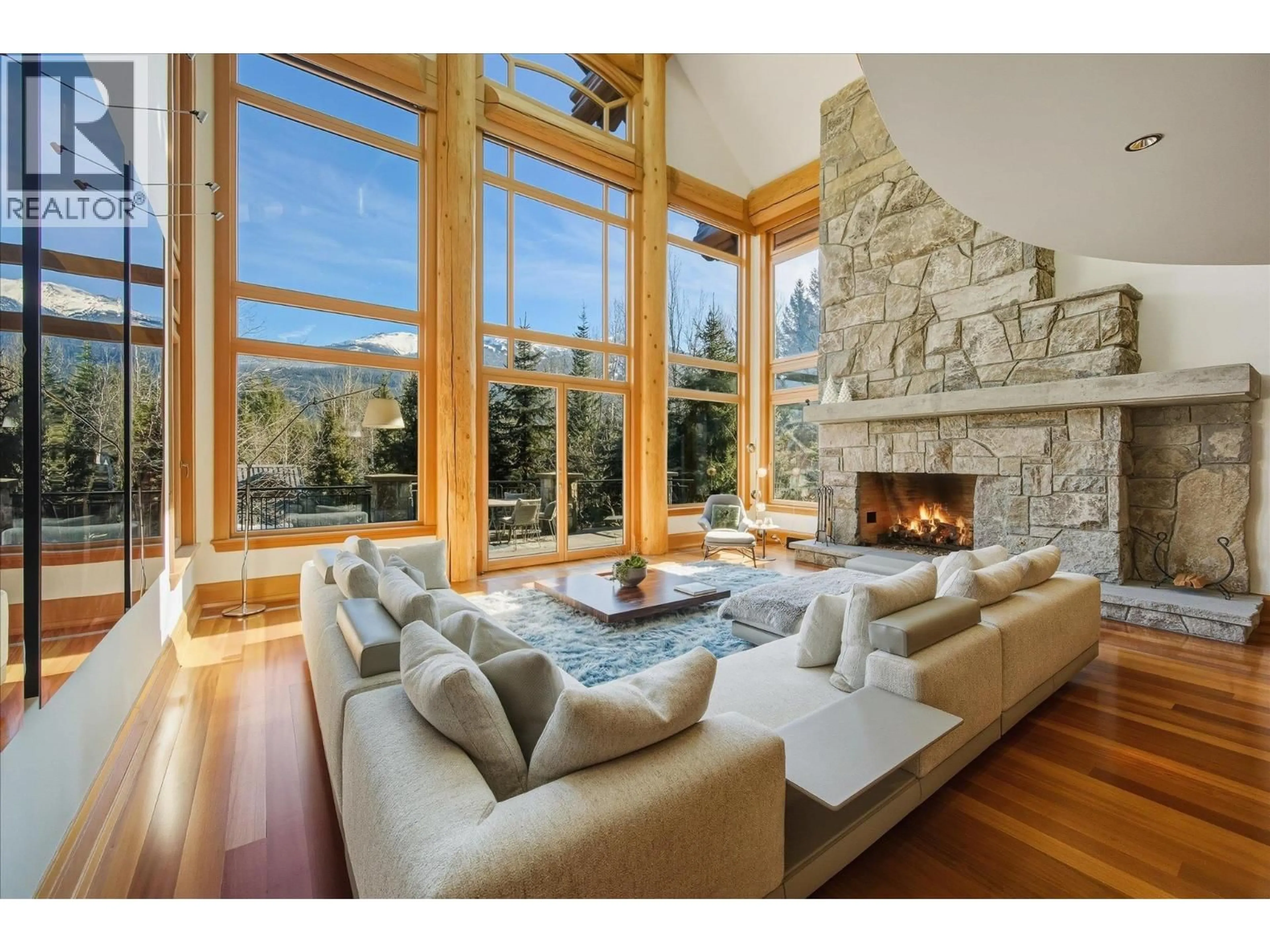 Living room with furniture, unknown for 7425 TREETOP LANE, Whistler British Columbia V8E0E9