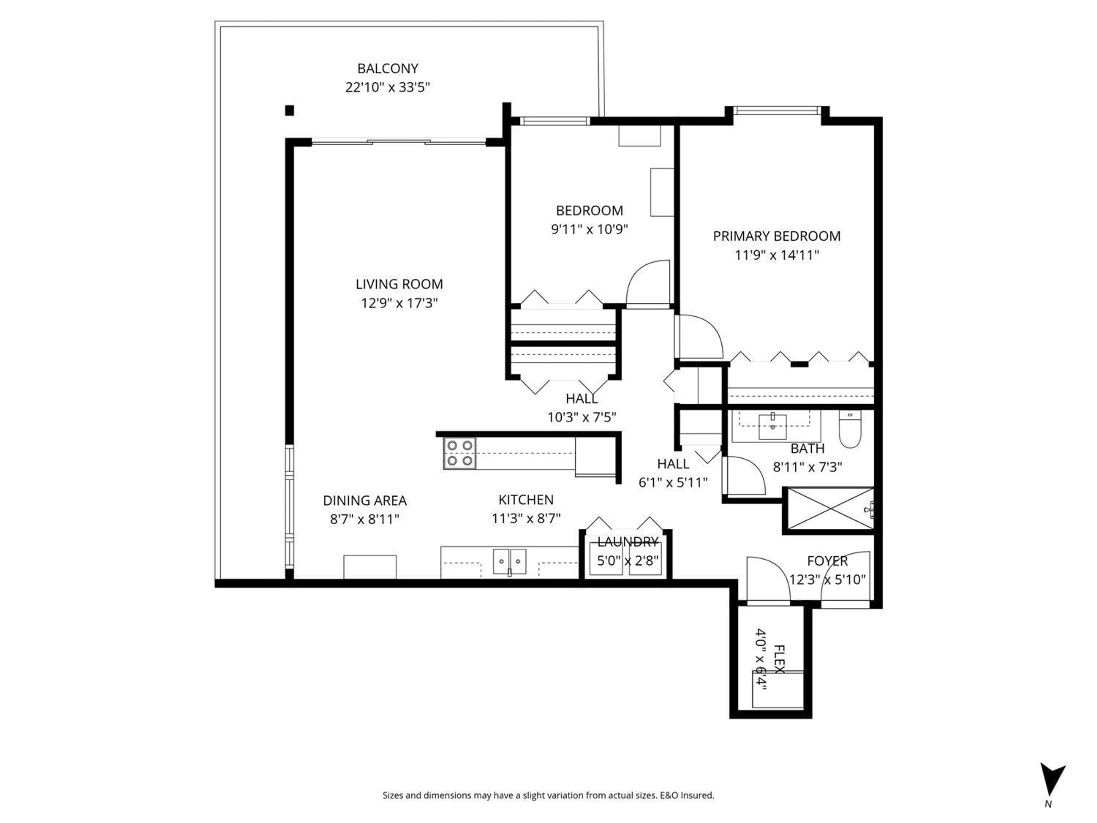 Floor plan for 202 - 32055 OLD YALE ROAD, Abbotsford British Columbia V2T2C8