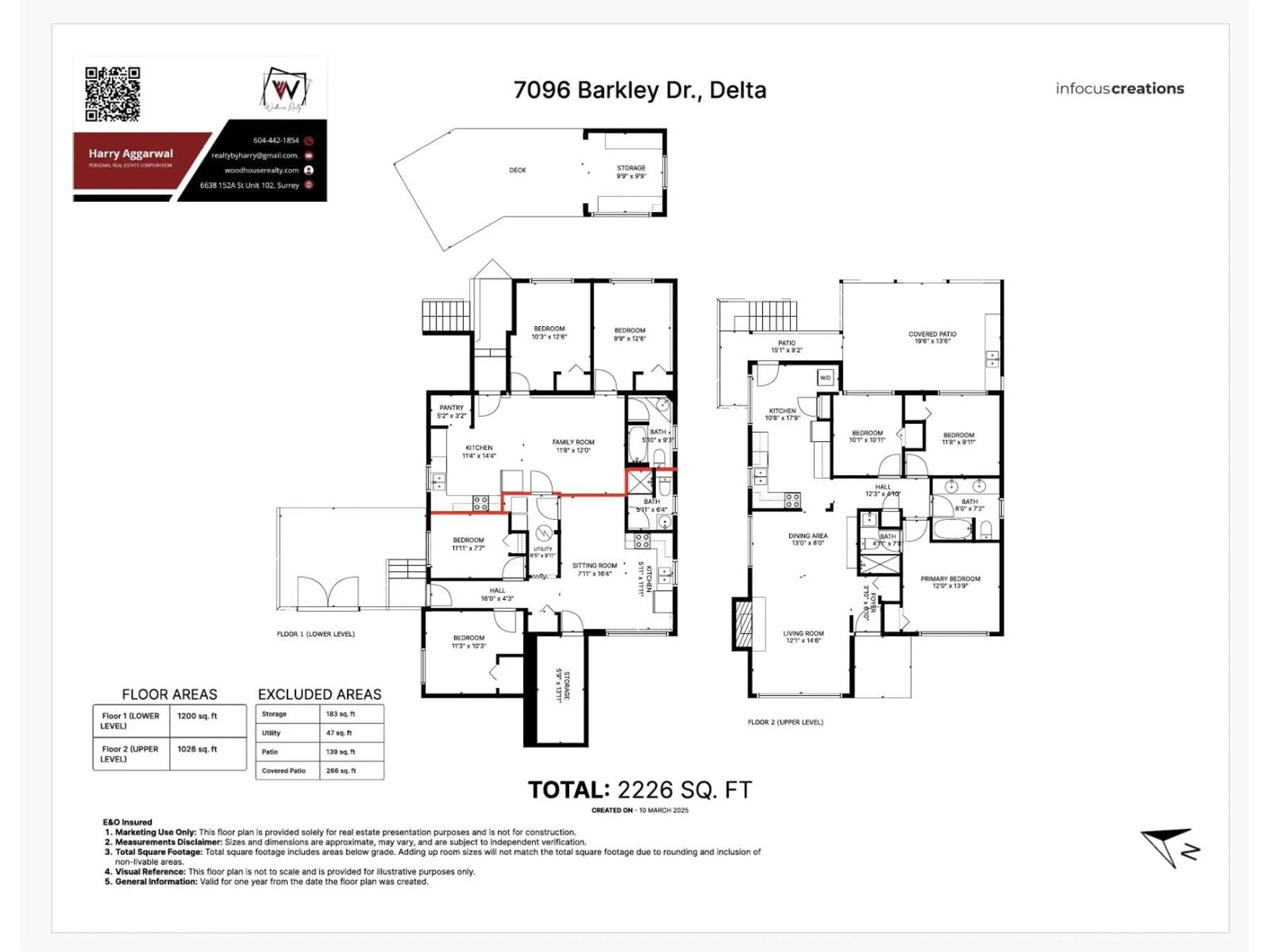 Floor plan for 7096 BARKLEY DRIVE, Delta British Columbia V4E1T6