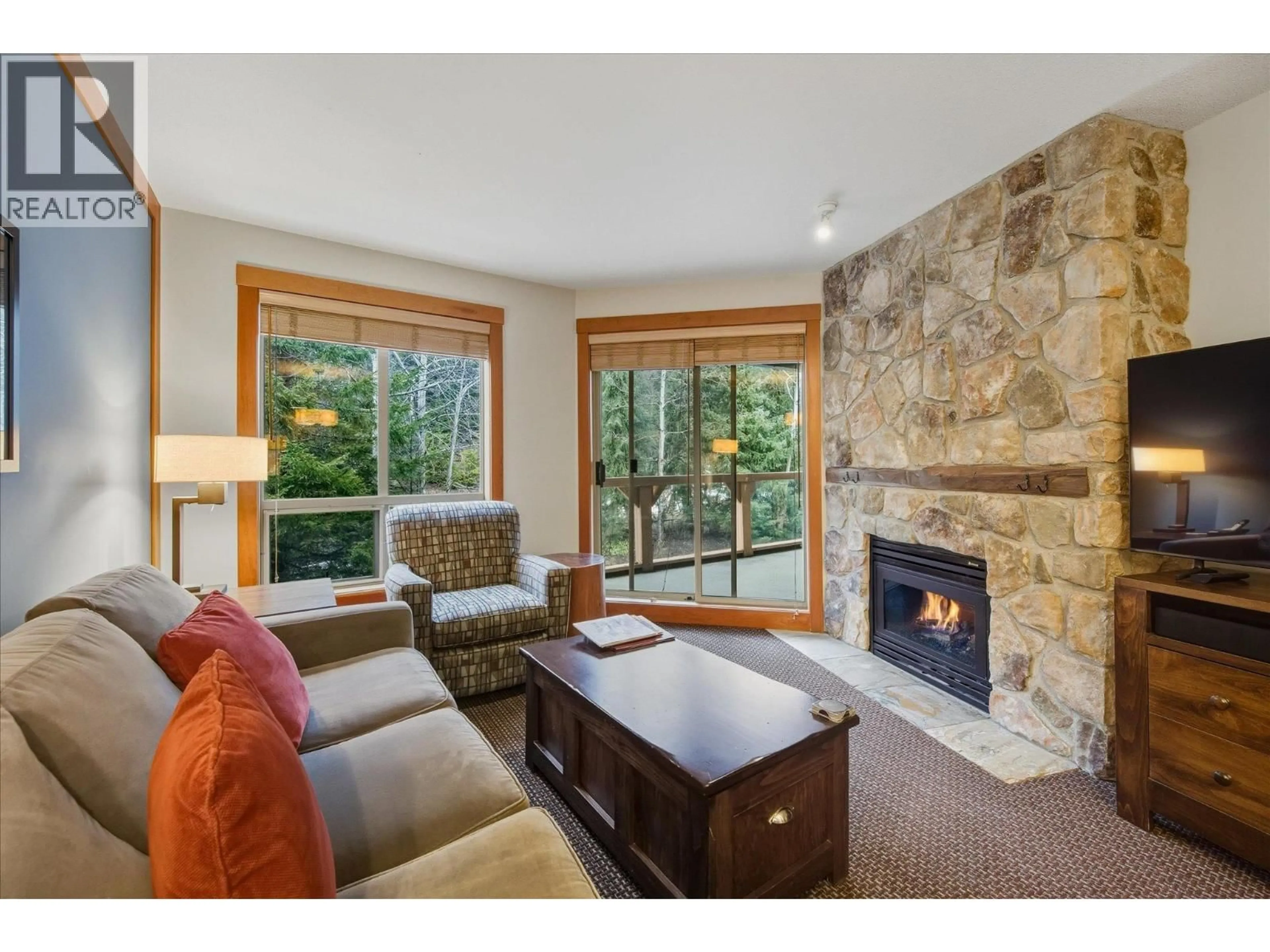 Living room with furniture, unknown for 430D - 2036 LONDON LANE, Whistler British Columbia V8E0N7