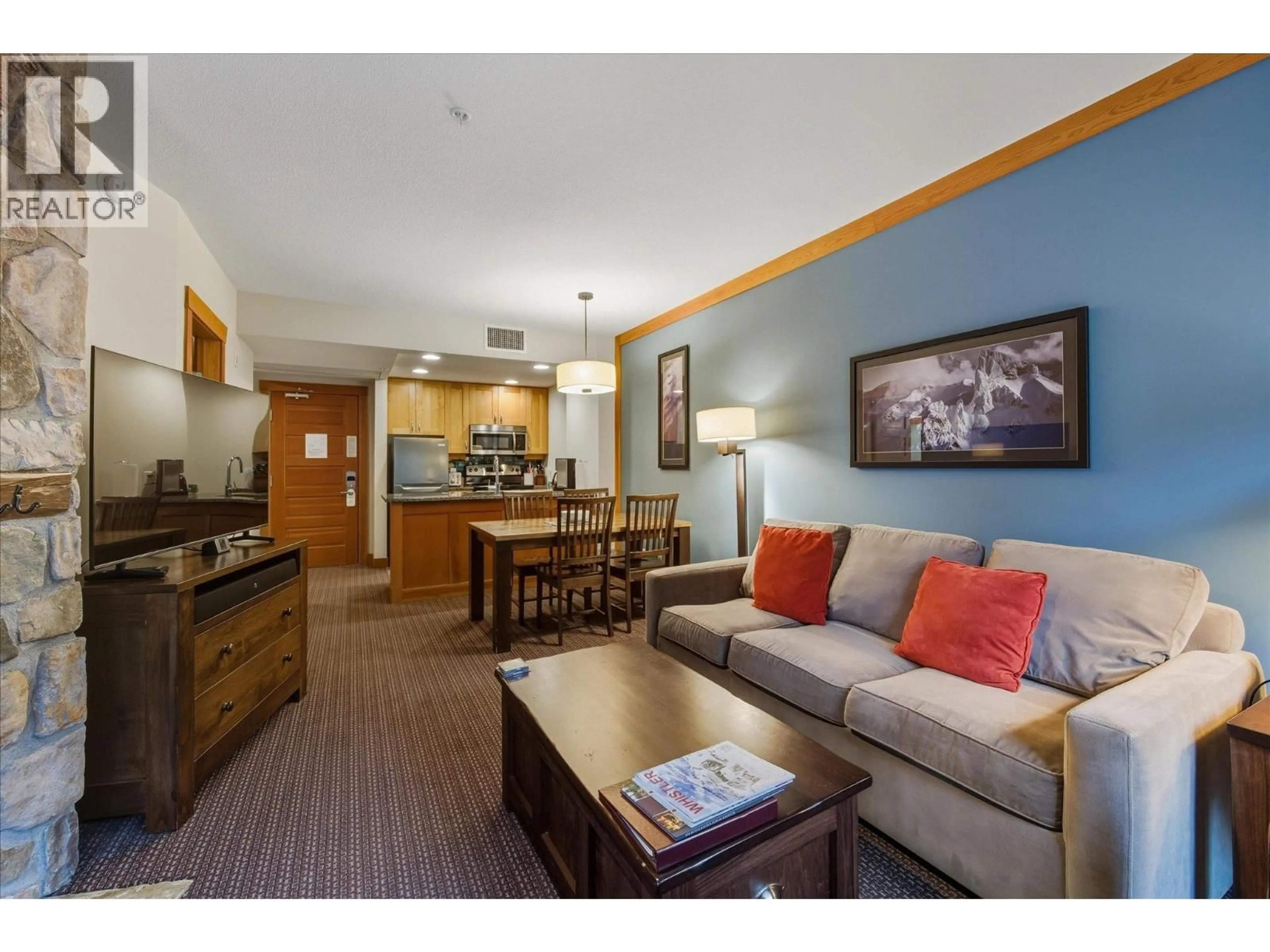 Living room with furniture, unknown for 430D - 2036 LONDON LANE, Whistler British Columbia V8E0N7