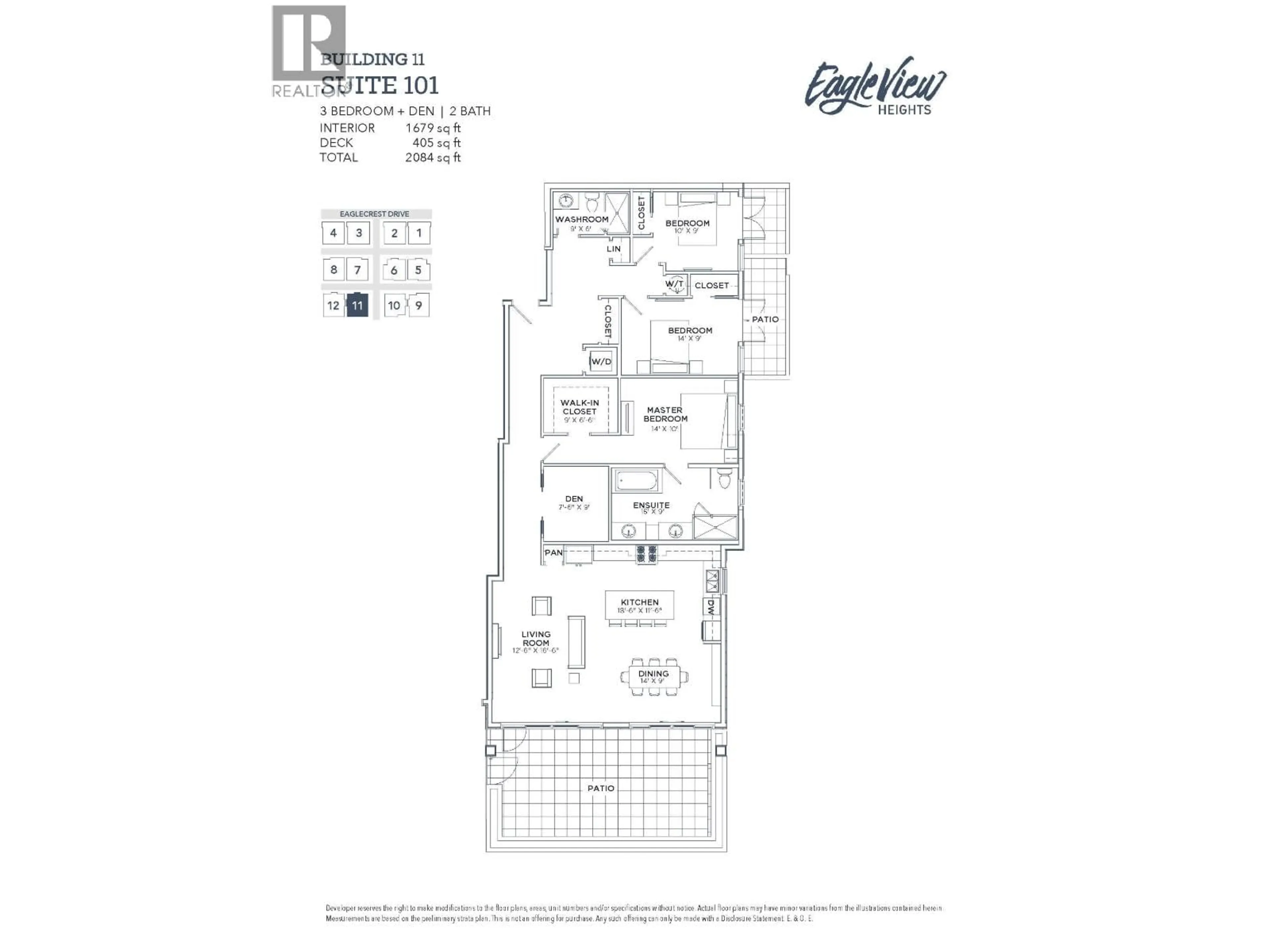 Floor plan for 11101 - 468 EAGLECREST DRIVE, Gibsons British Columbia V0N1V9