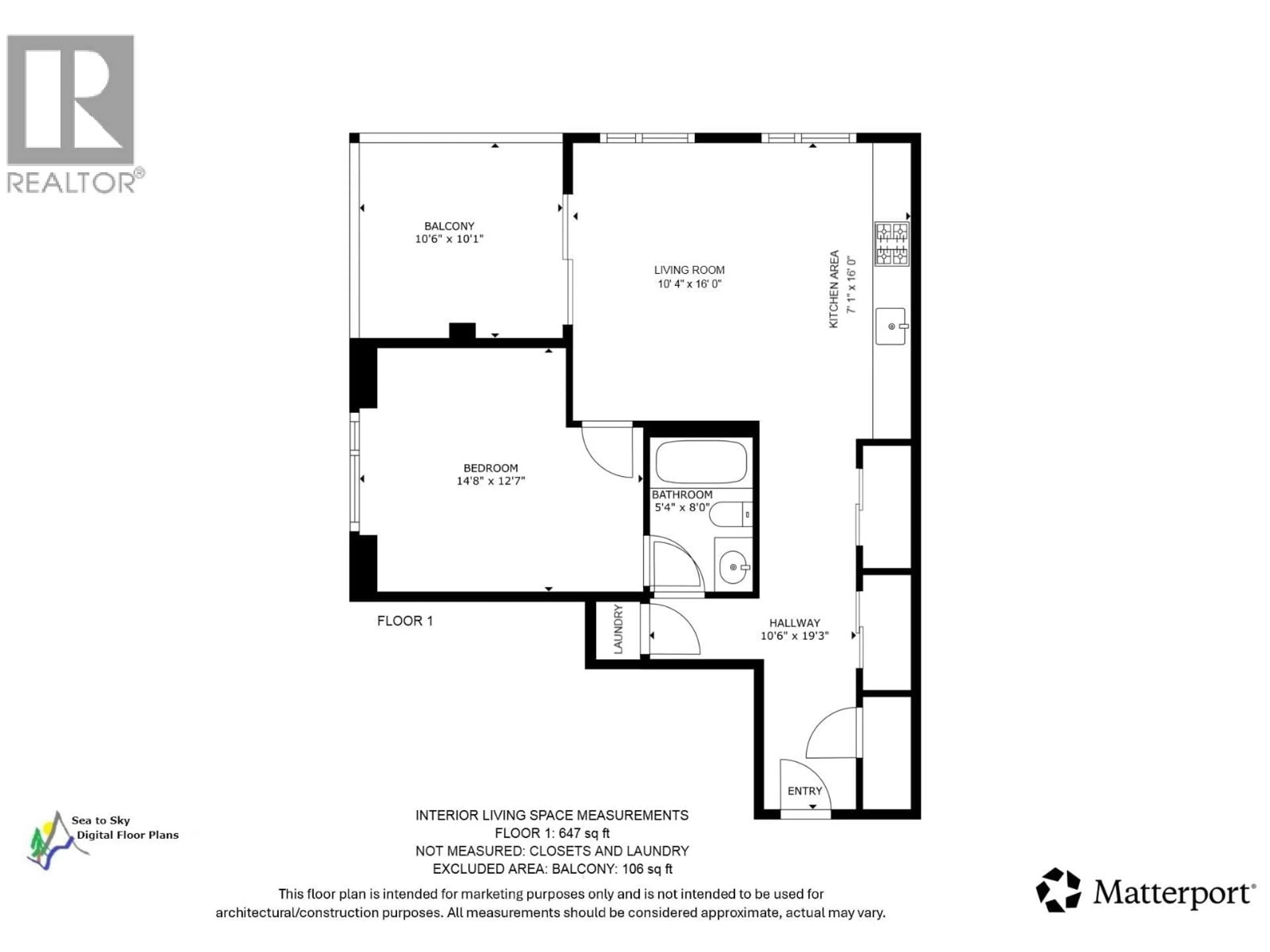 Floor plan for 604 - 38362 BUCKLEY AVENUE, Squamish British Columbia V8B0J8