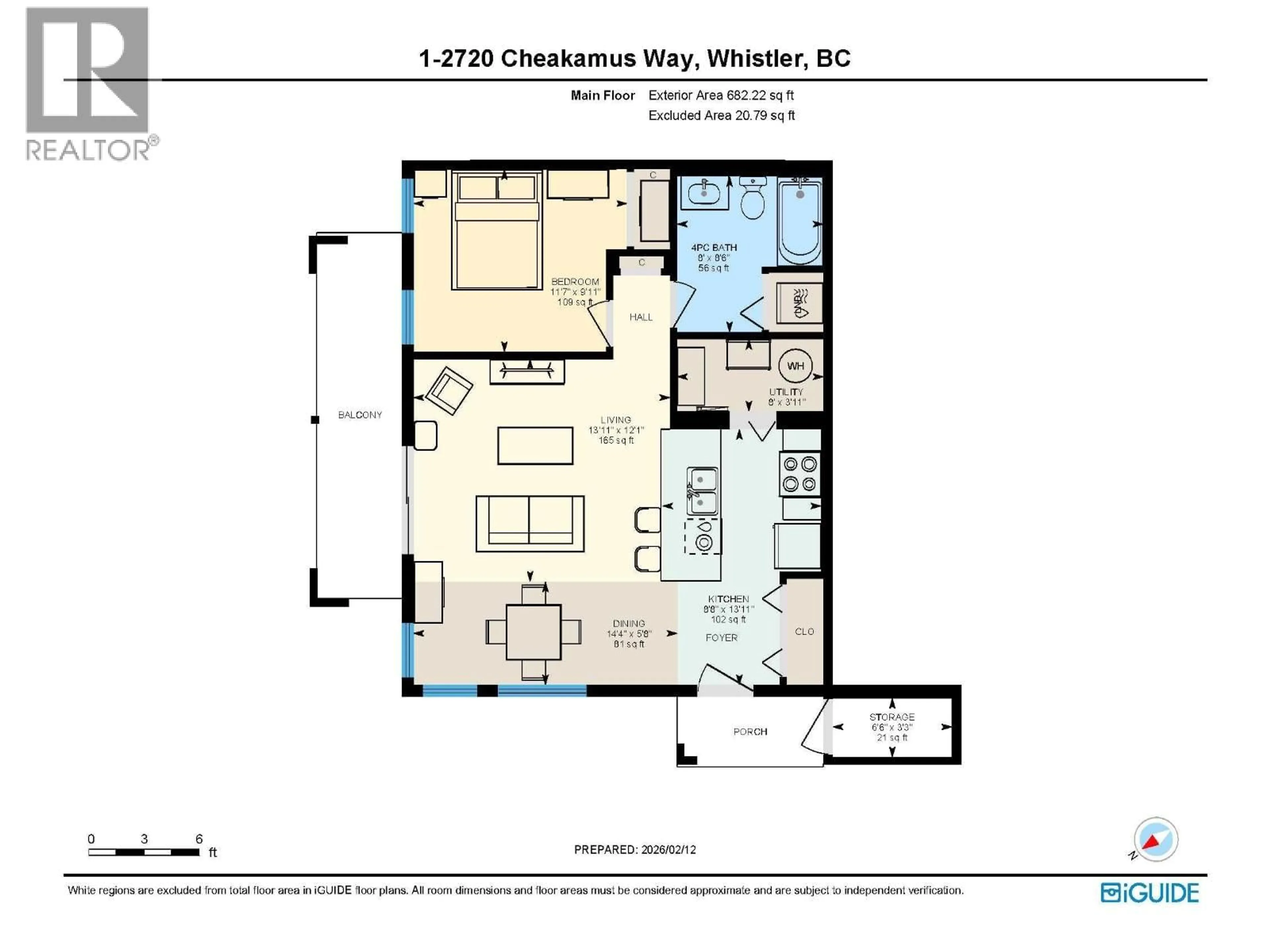 Floor plan for 1 - 2720 CHEAKAMUS WAY, Whistler British Columbia V8E0M1