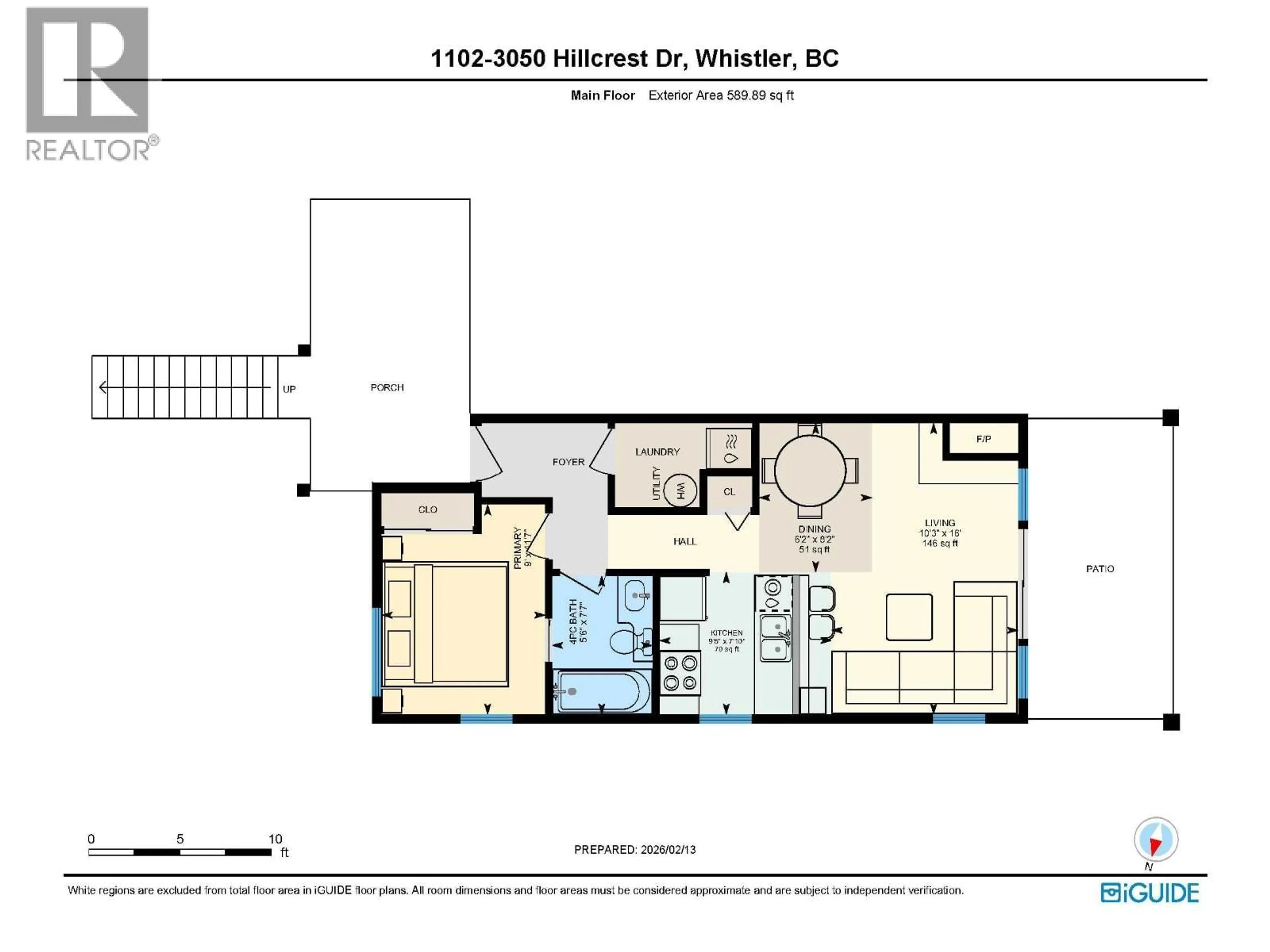Floor plan for 1102 - 3050 HILLCREST DRIVE, Whistler British Columbia V8E0T8