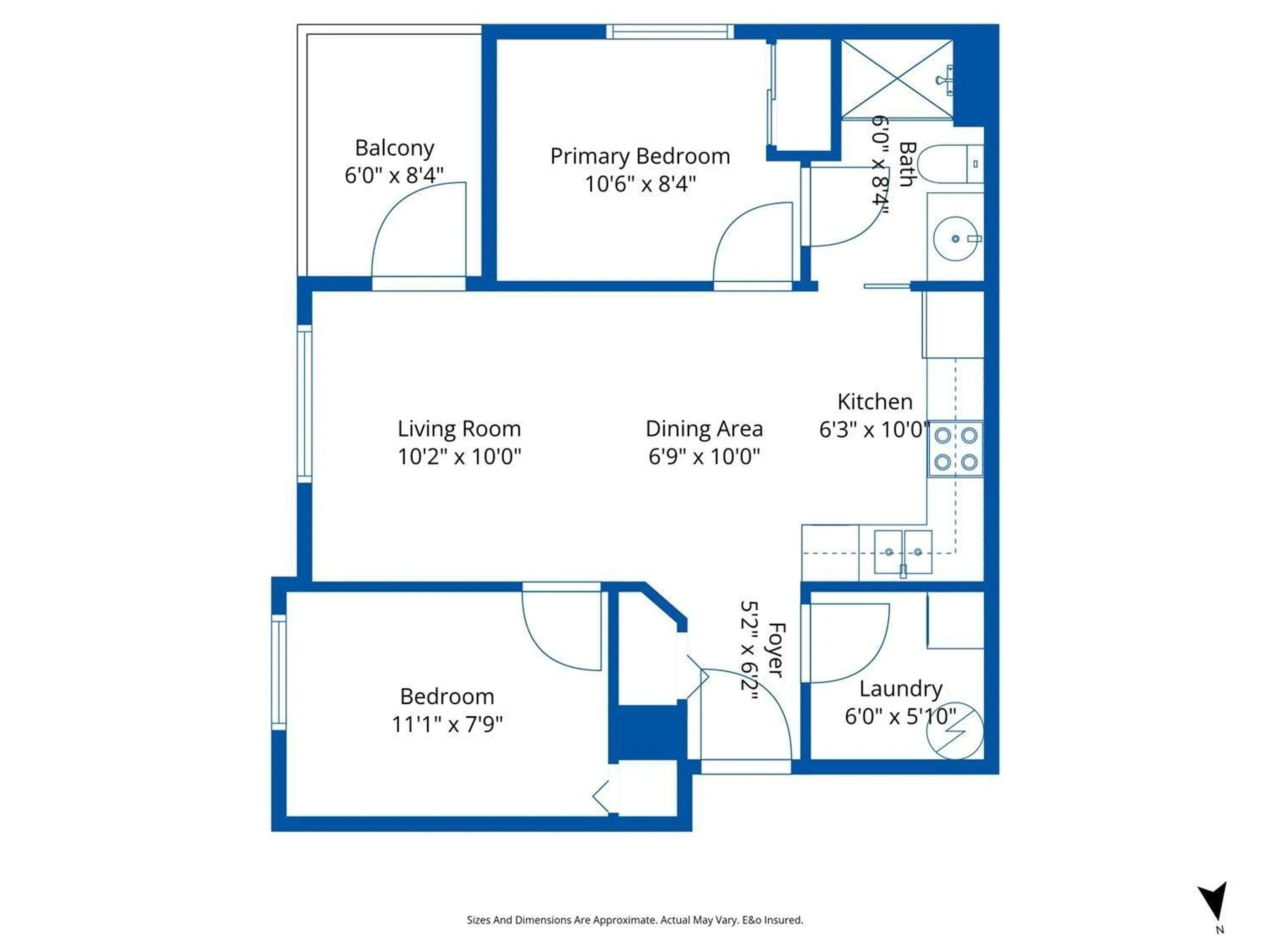 Floor plan for 316 - 8531 YOUNG ROAD, Chilliwack British Columbia V2P0E1