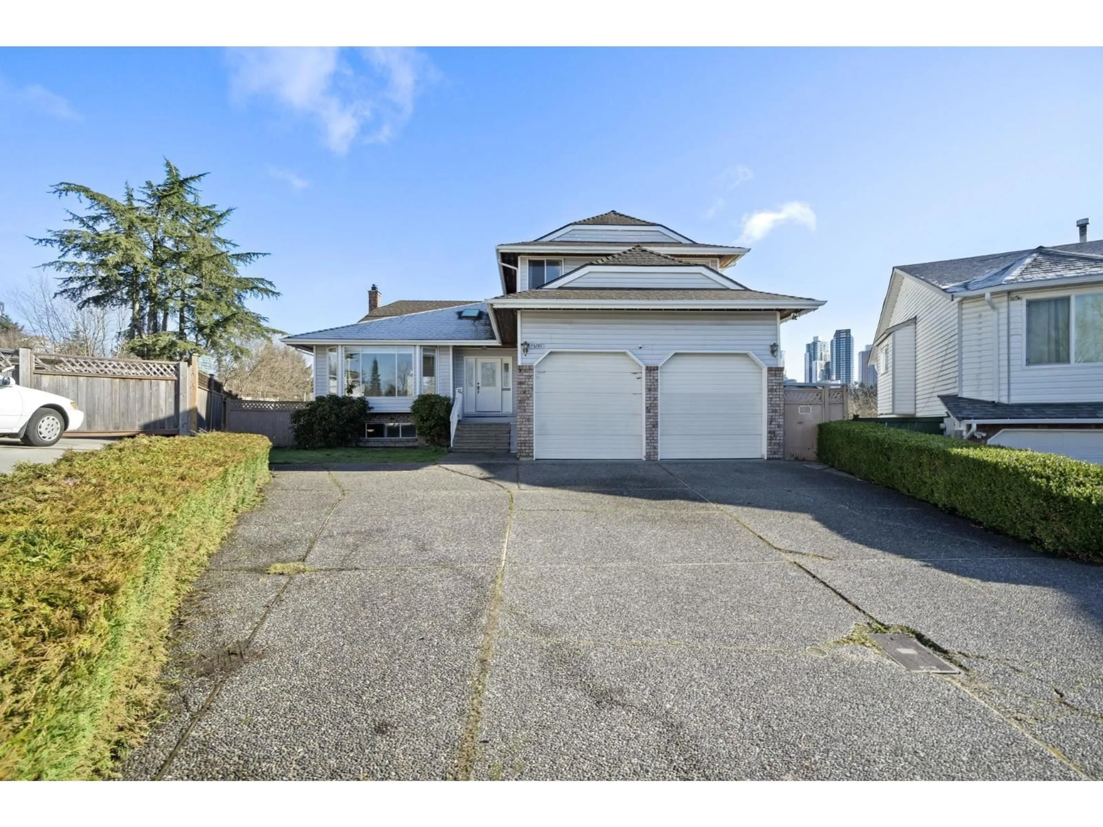 A pic from outside/outdoor area/front of a property/back of a property/a pic from drone, street for 13285 98 AVENUE, Surrey British Columbia V3T5N1