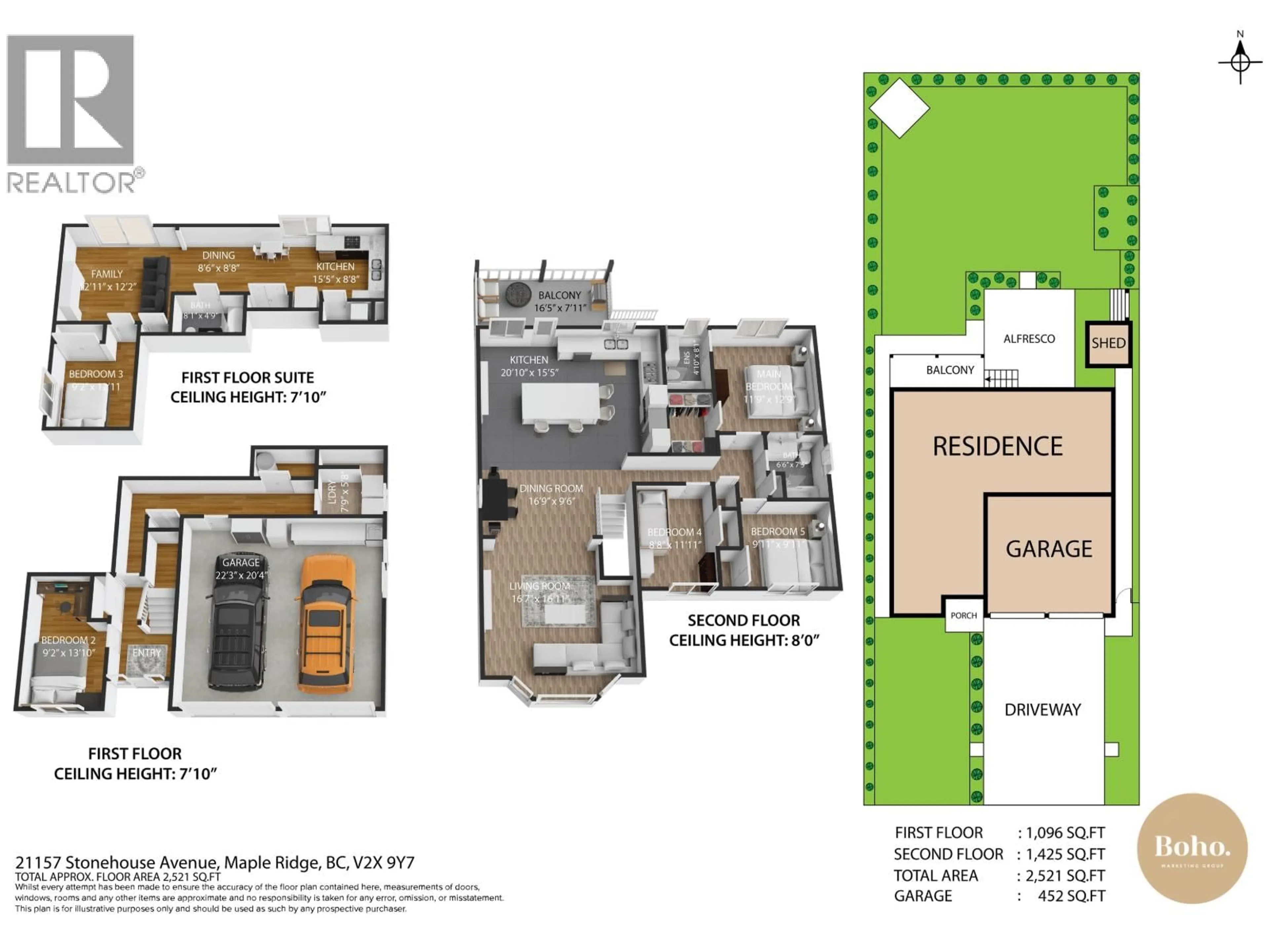 Floor plan for 21157 STONEHOUSE AVENUE, Maple Ridge British Columbia V2X9Y7
