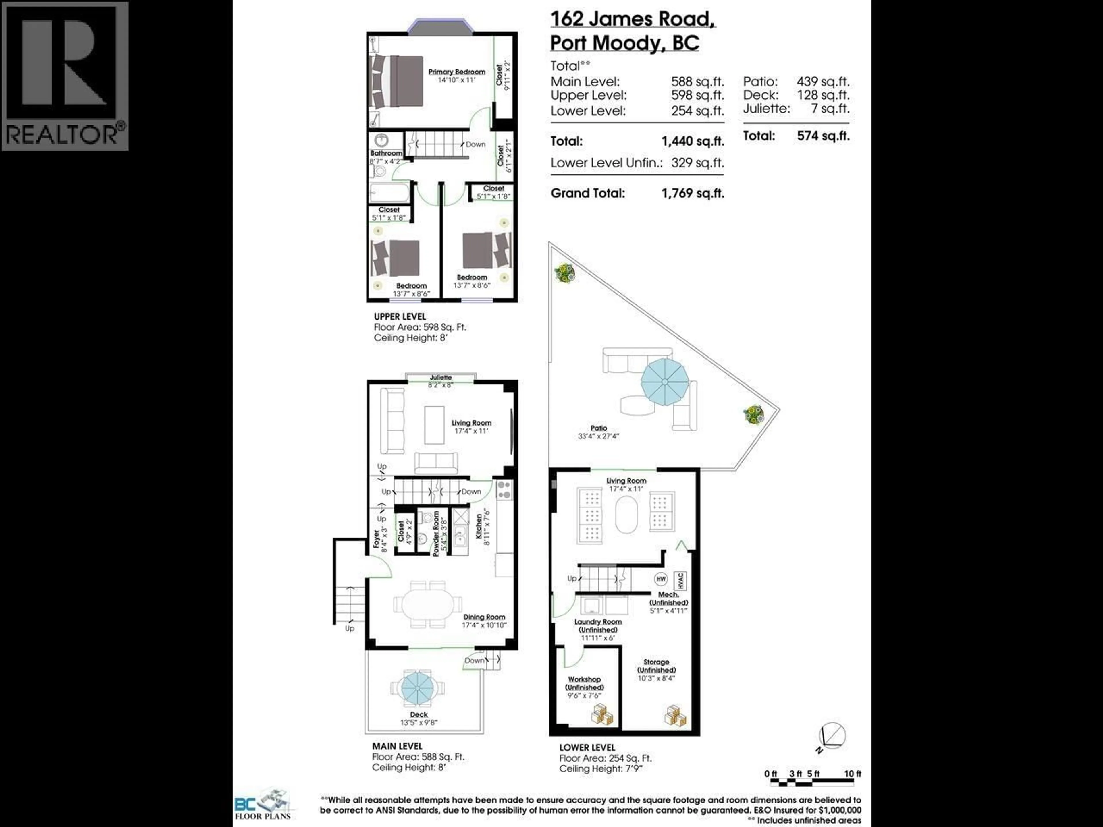 Floor plan for 162 JAMES ROAD, Port Moody British Columbia V3H2S4