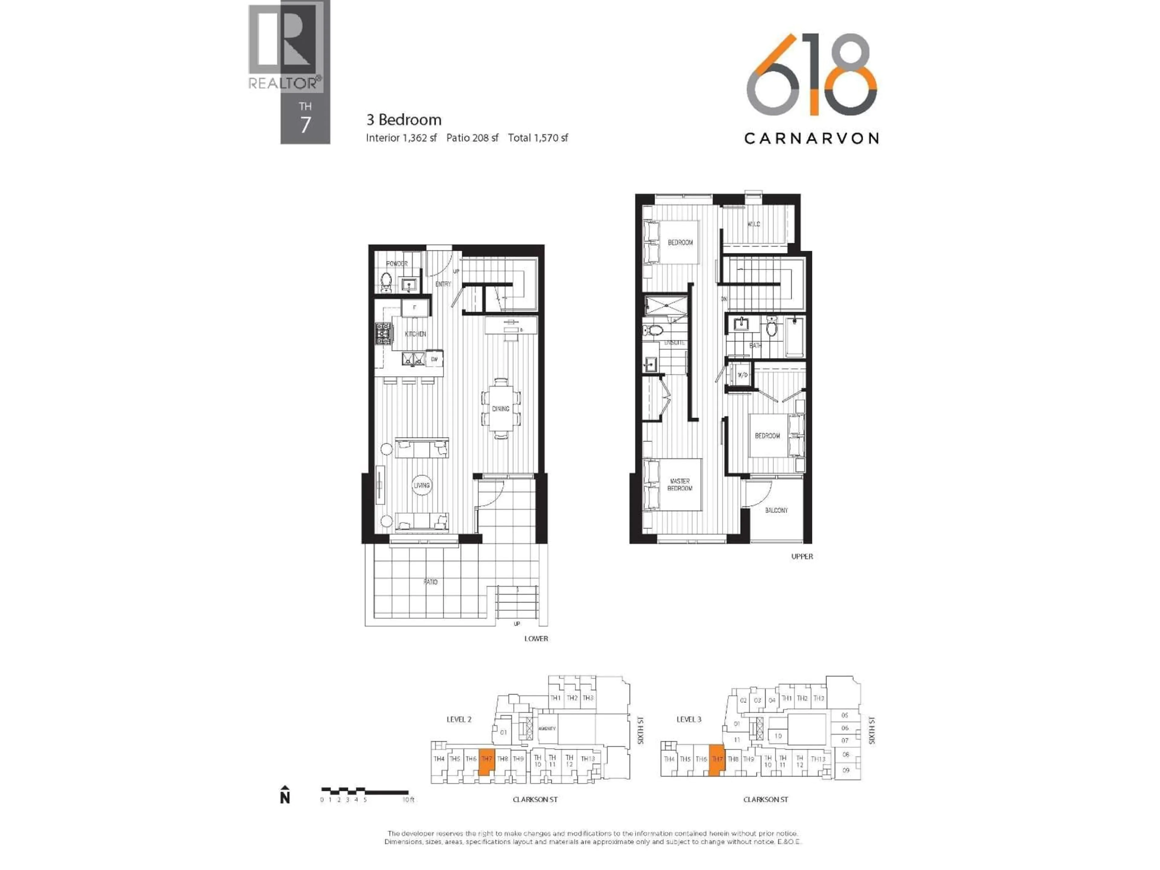 Floor plan for 205 - 618 CARNARVON STREET, New Westminster British Columbia V3M0N9