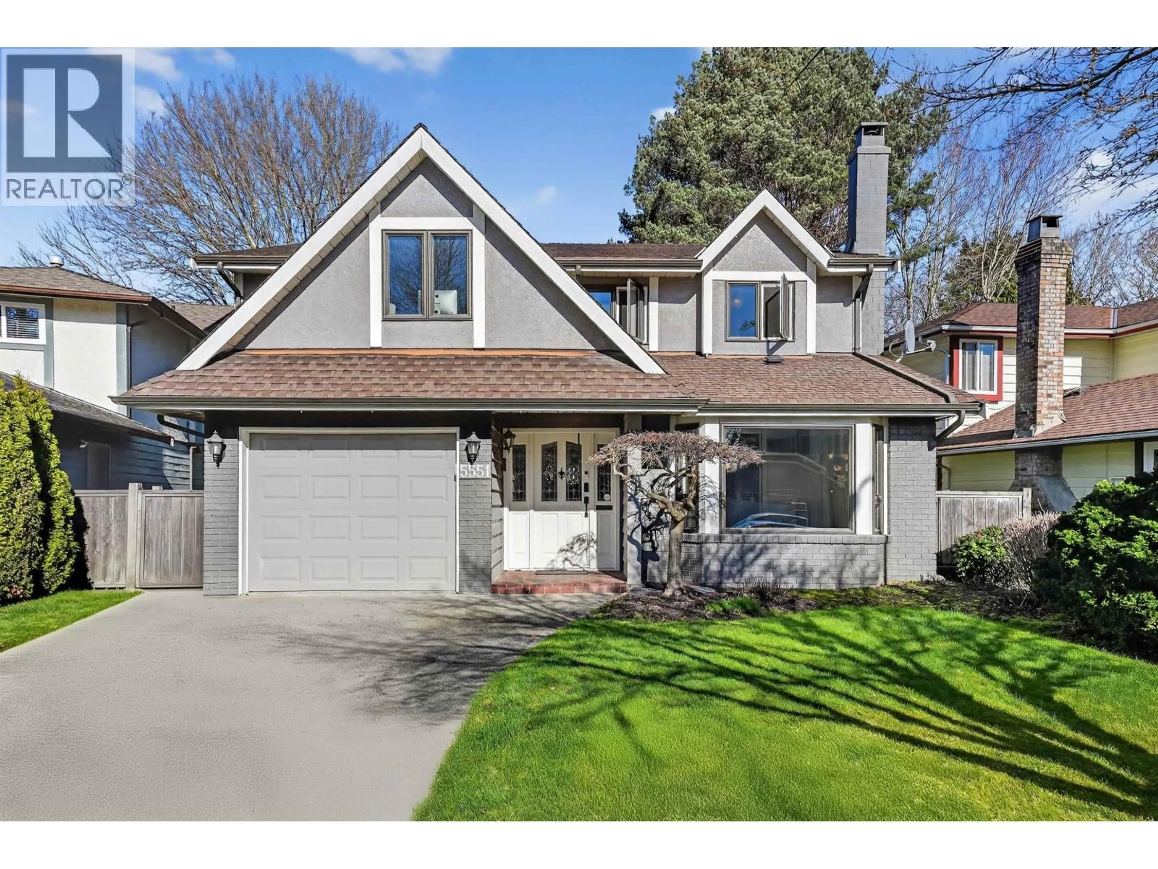 Home with vinyl exterior material, street for 5551 FLOYD AVENUE, Richmond British Columbia V7E5L9