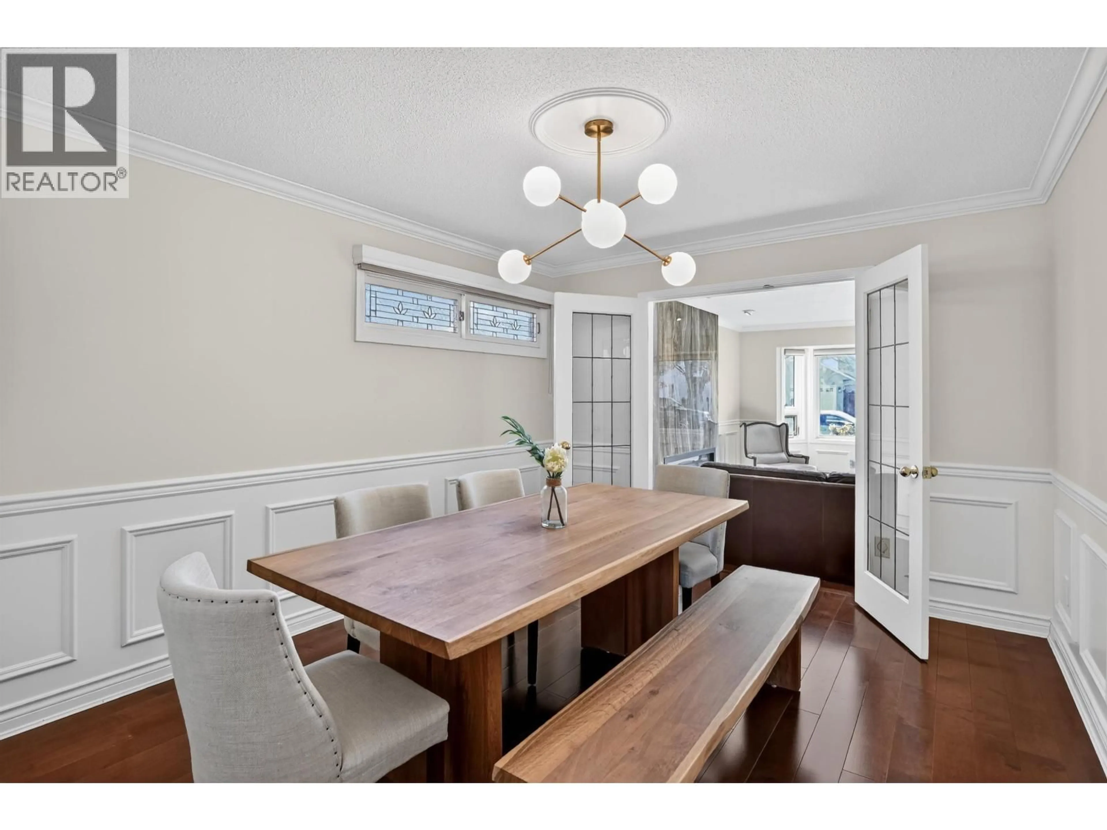 Dining room, wood/laminate floor for 5551 FLOYD AVENUE, Richmond British Columbia V7E5L9