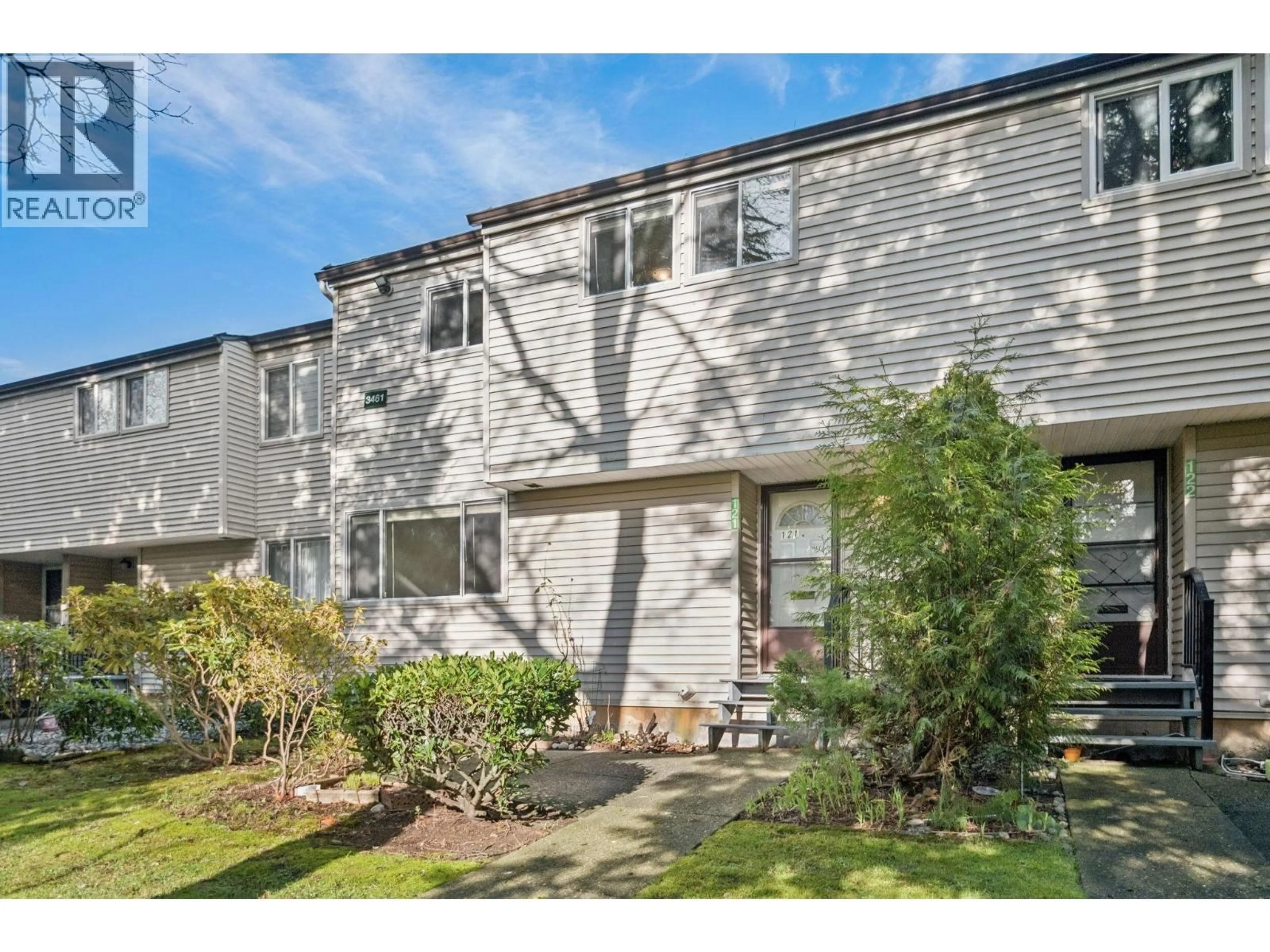 A pic from outside/outdoor area/front of a property/back of a property/a pic from drone, street for 121 - 3461 49TH AVENUE, Vancouver British Columbia V5S1M3