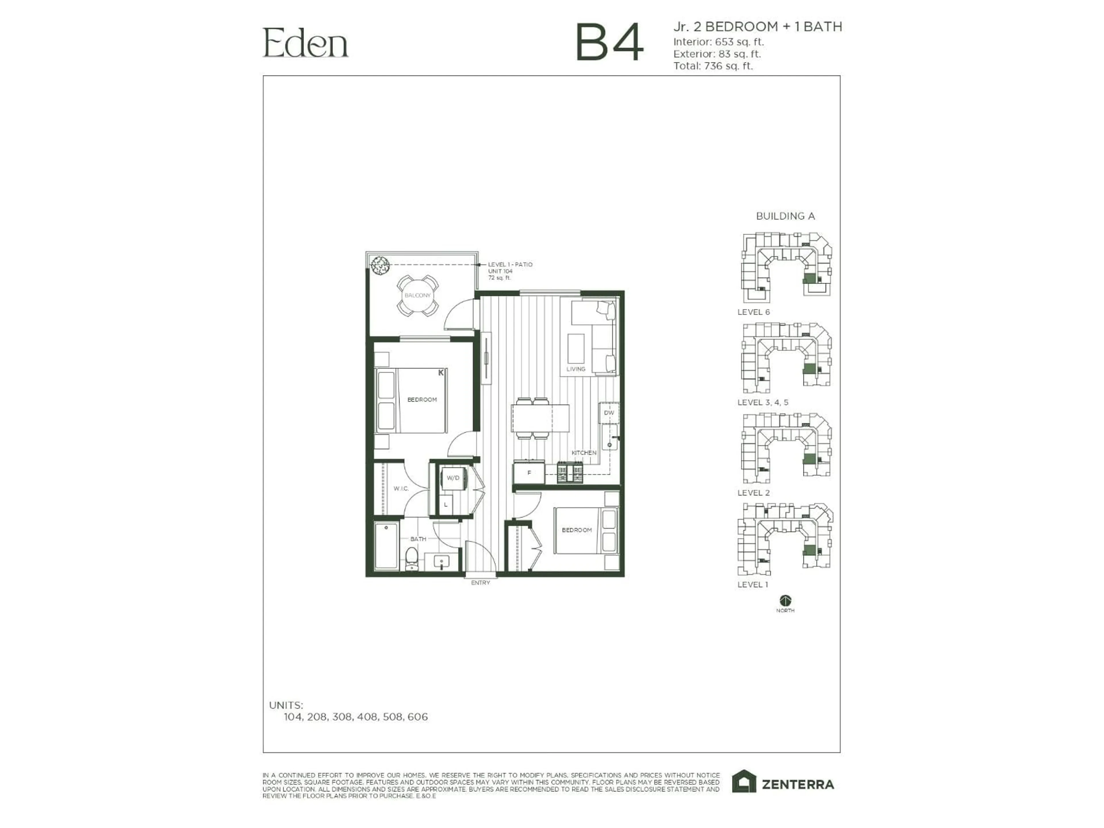 Floor plan for A208 - 19936 77 AVENUE, Langley British Columbia V0V0V0