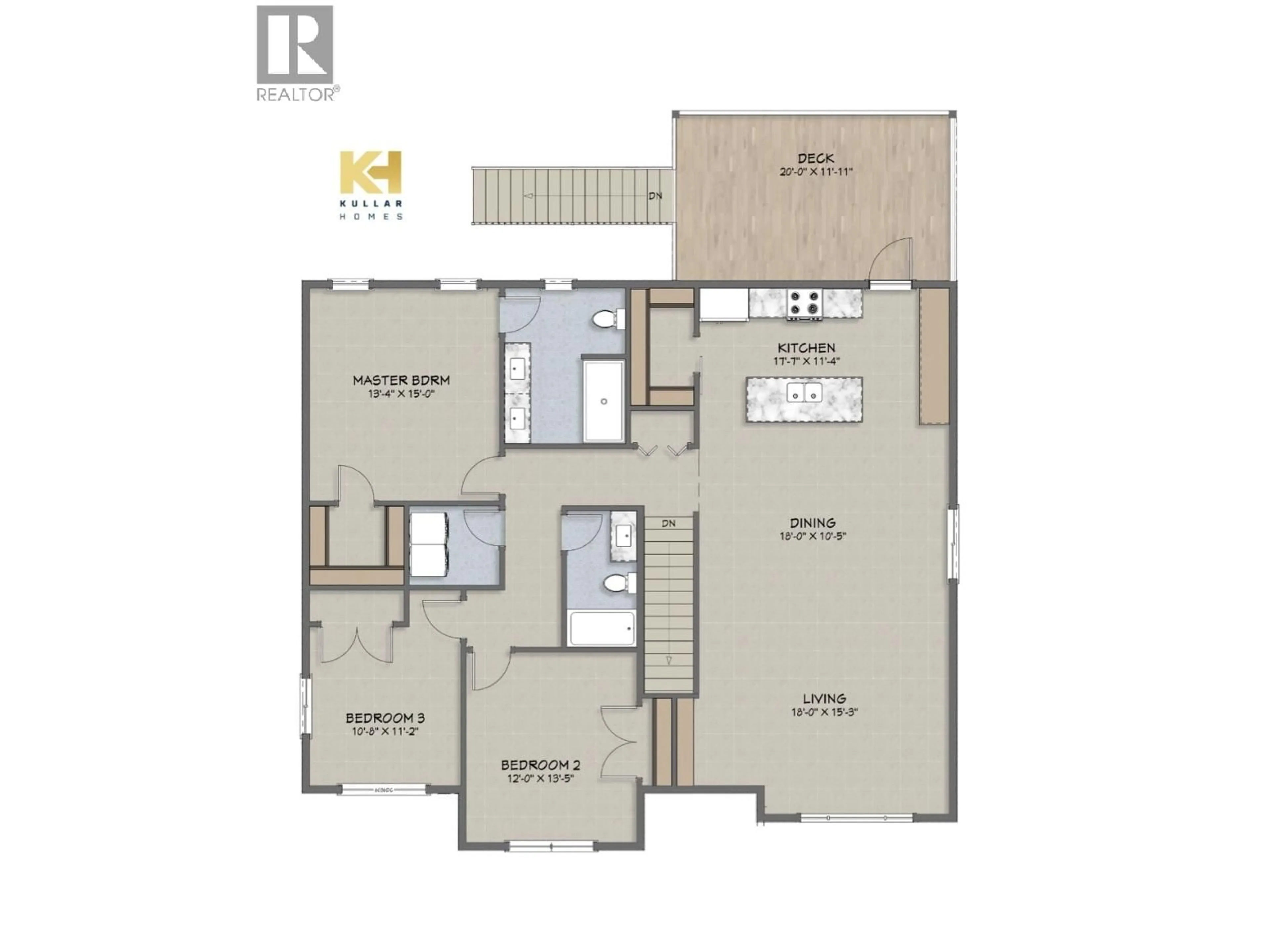 Floor plan for 4572 CRAIG DRIVE, Prince George British Columbia V2K0B8