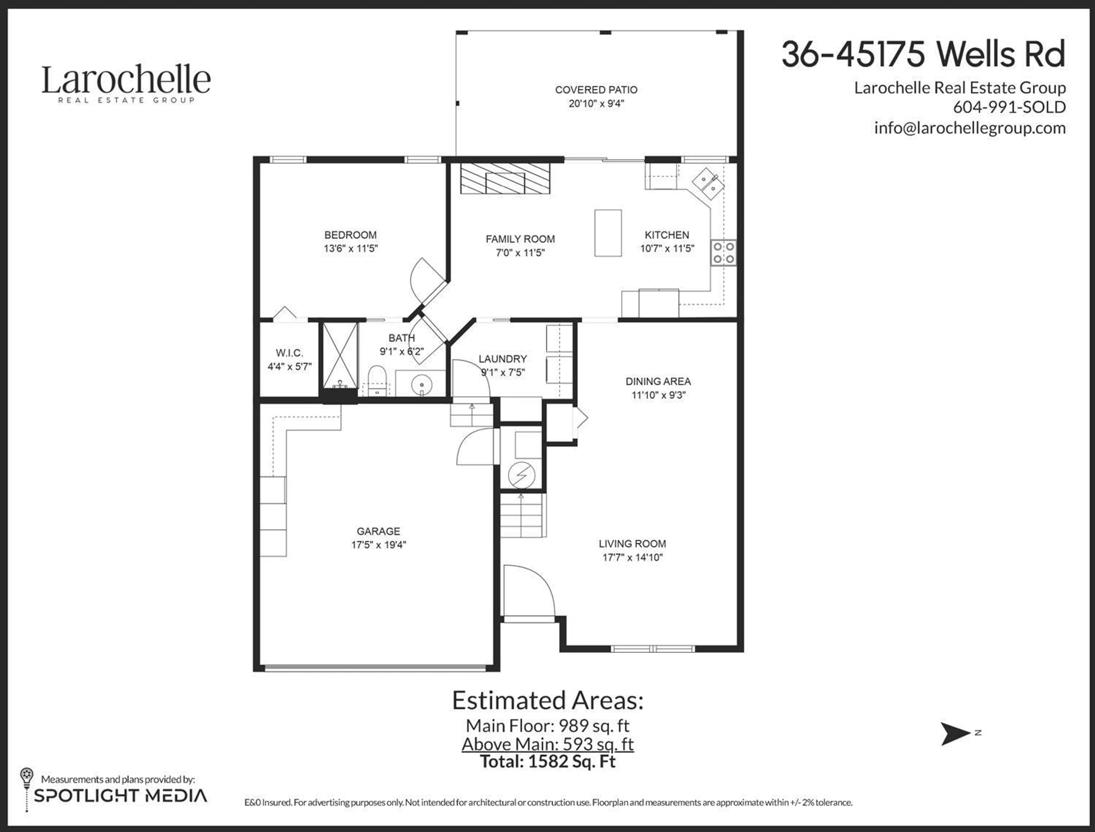 Floor plan for 36 - 45175 WELLS ROAD, Chilliwack British Columbia V2R3K7