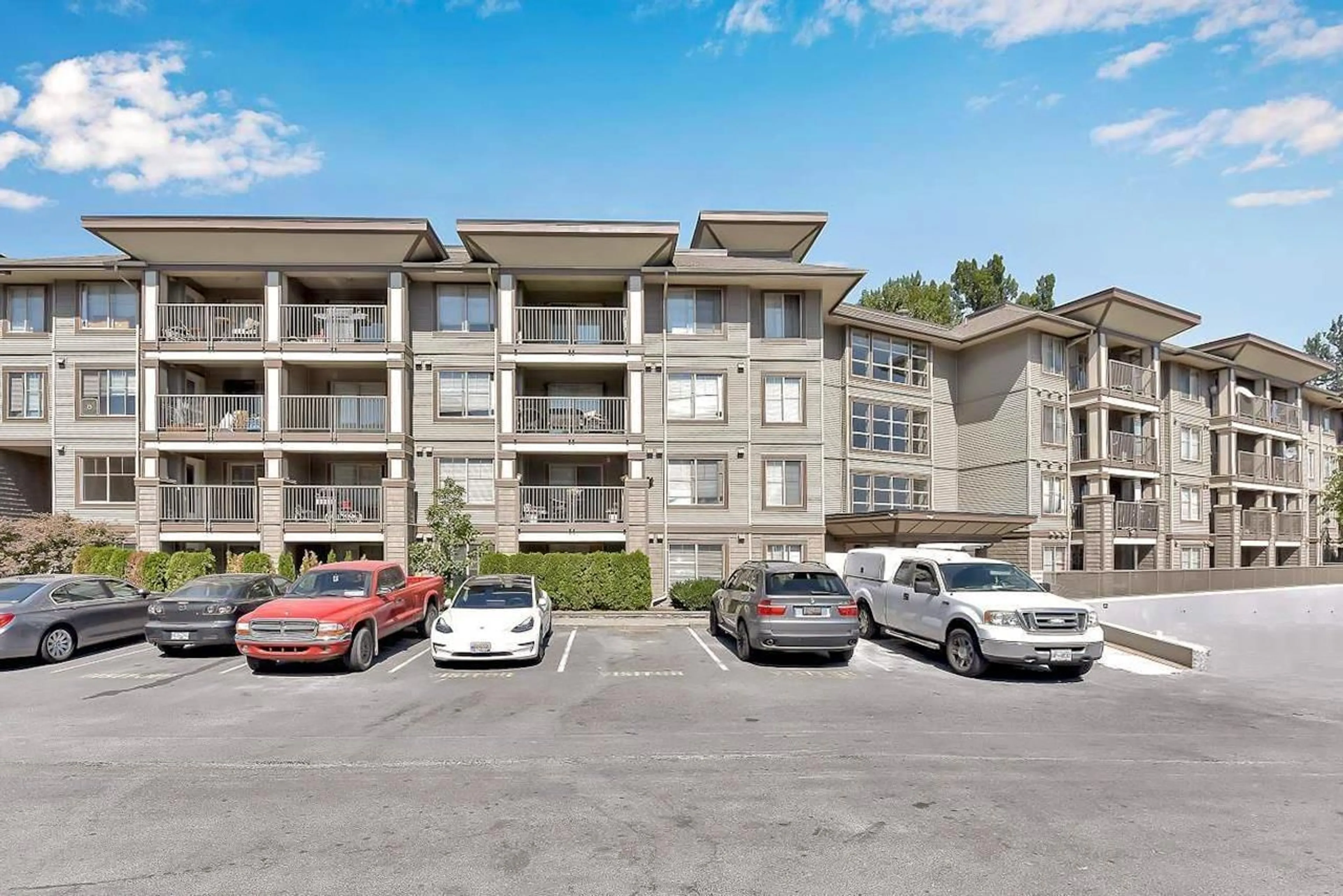 A pic from outside/outdoor area/front of a property/back of a property/a pic from drone, mountain view for 214 - 45567 YALE ROAD, Chilliwack British Columbia V2P0B2