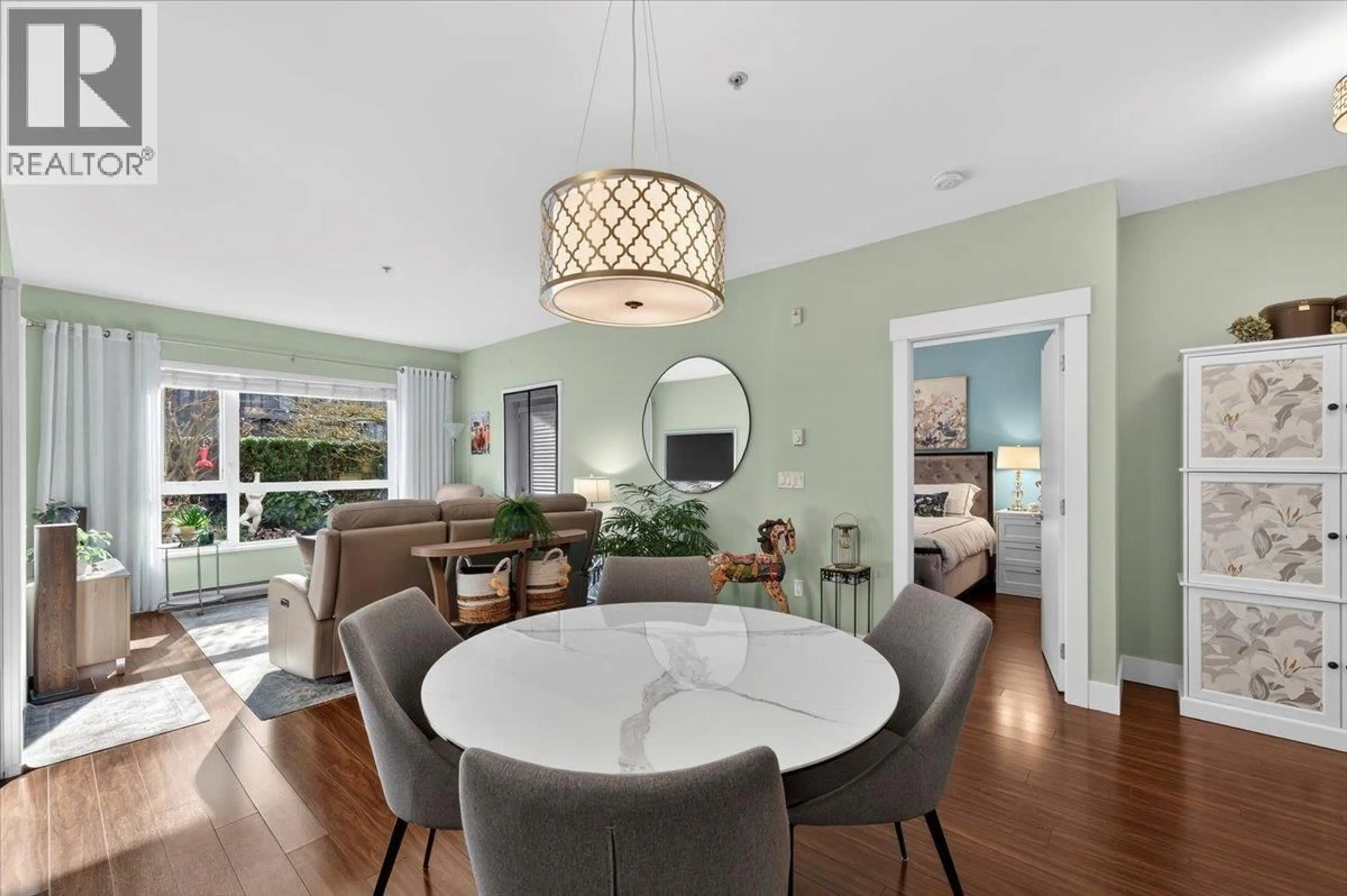 Dining room, ceramic/tile floor for 102 - 2473 ATKINS AVENUE, Port Coquitlam British Columbia V3C0C4