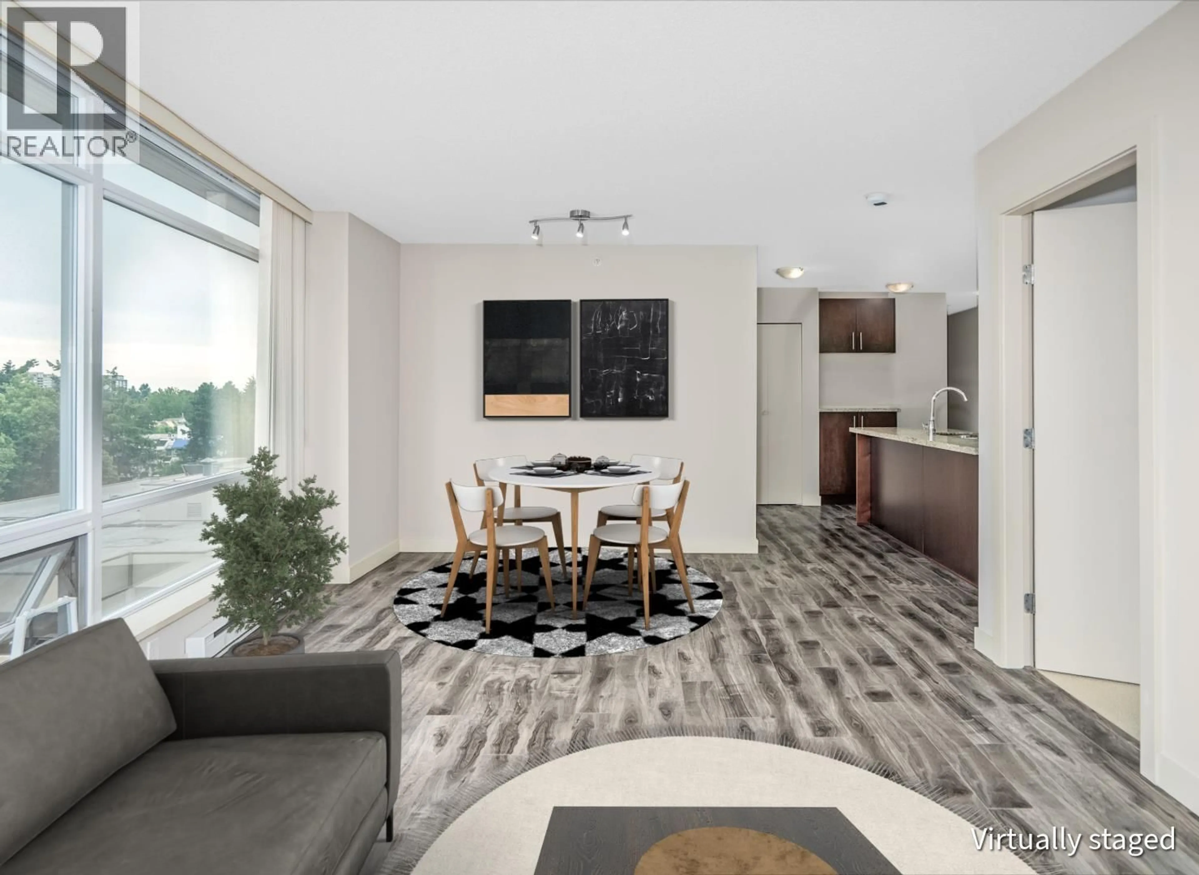 Living room with furniture, unknown for 901 - 8288 LANSDOWNE ROAD, Richmond British Columbia V6X0B3