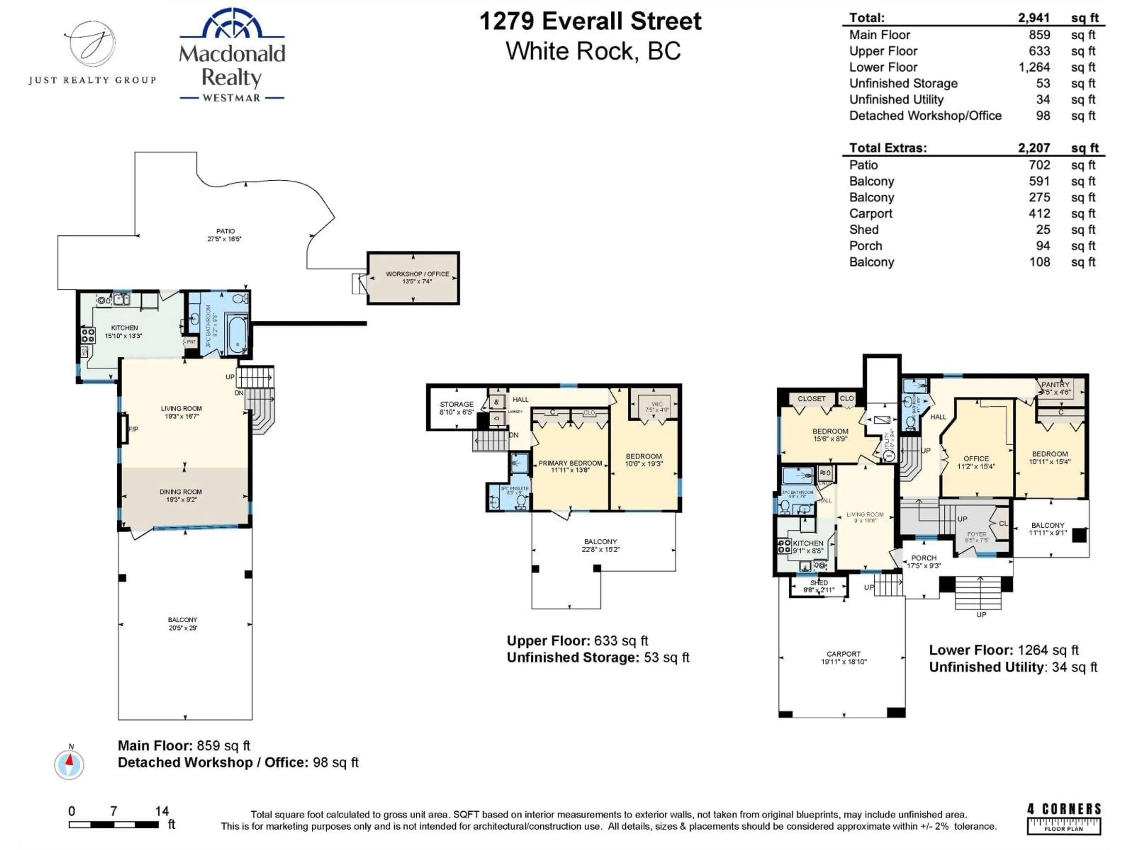 Floor plan for 1279 EVERALL STREET, White Rock British Columbia V4B3S4