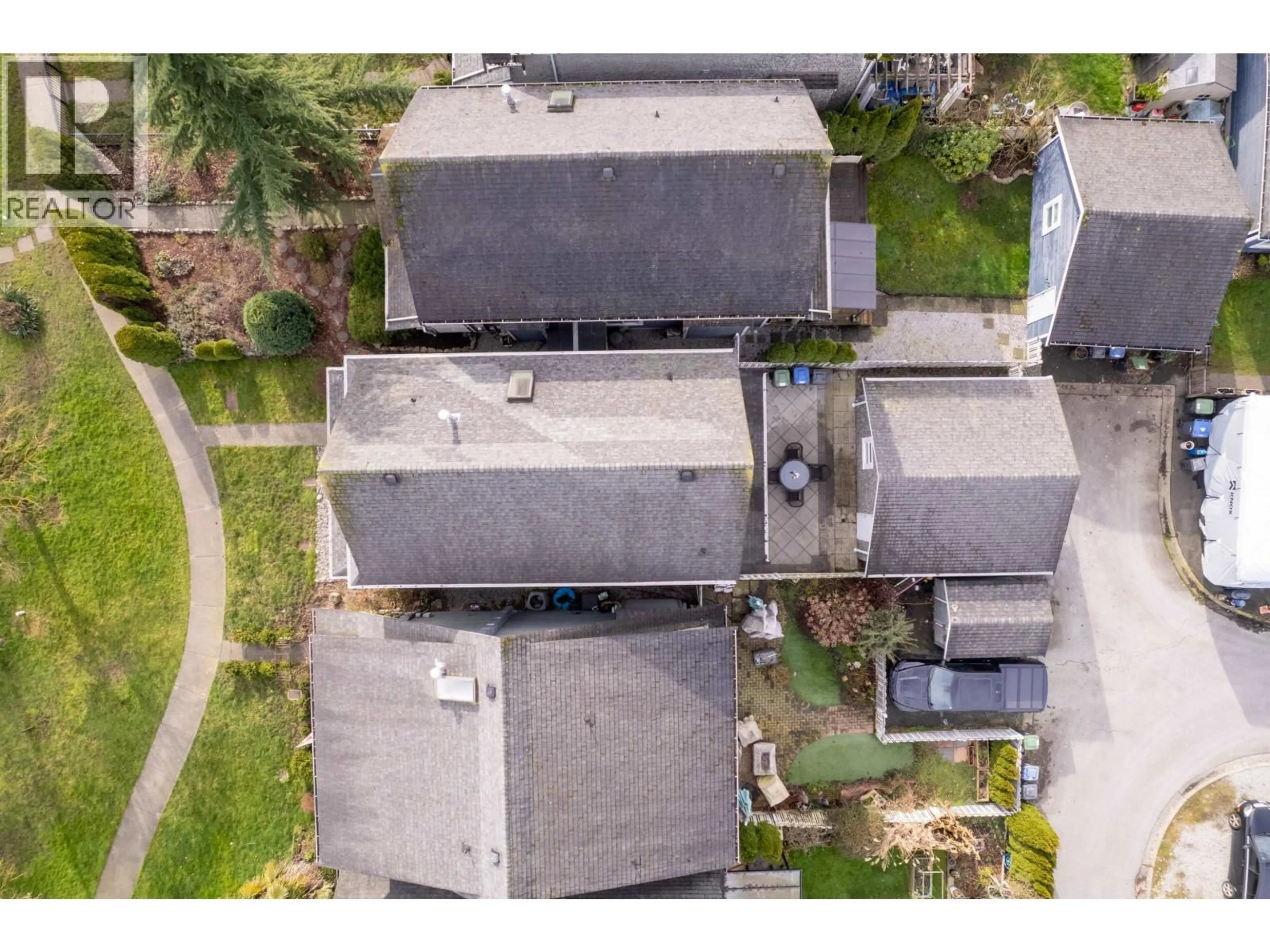 A pic from outside/outdoor area/front of a property/back of a property/a pic from drone, street for 1455 SOUTH DYKE ROAD, New Westminster British Columbia V3M7A2