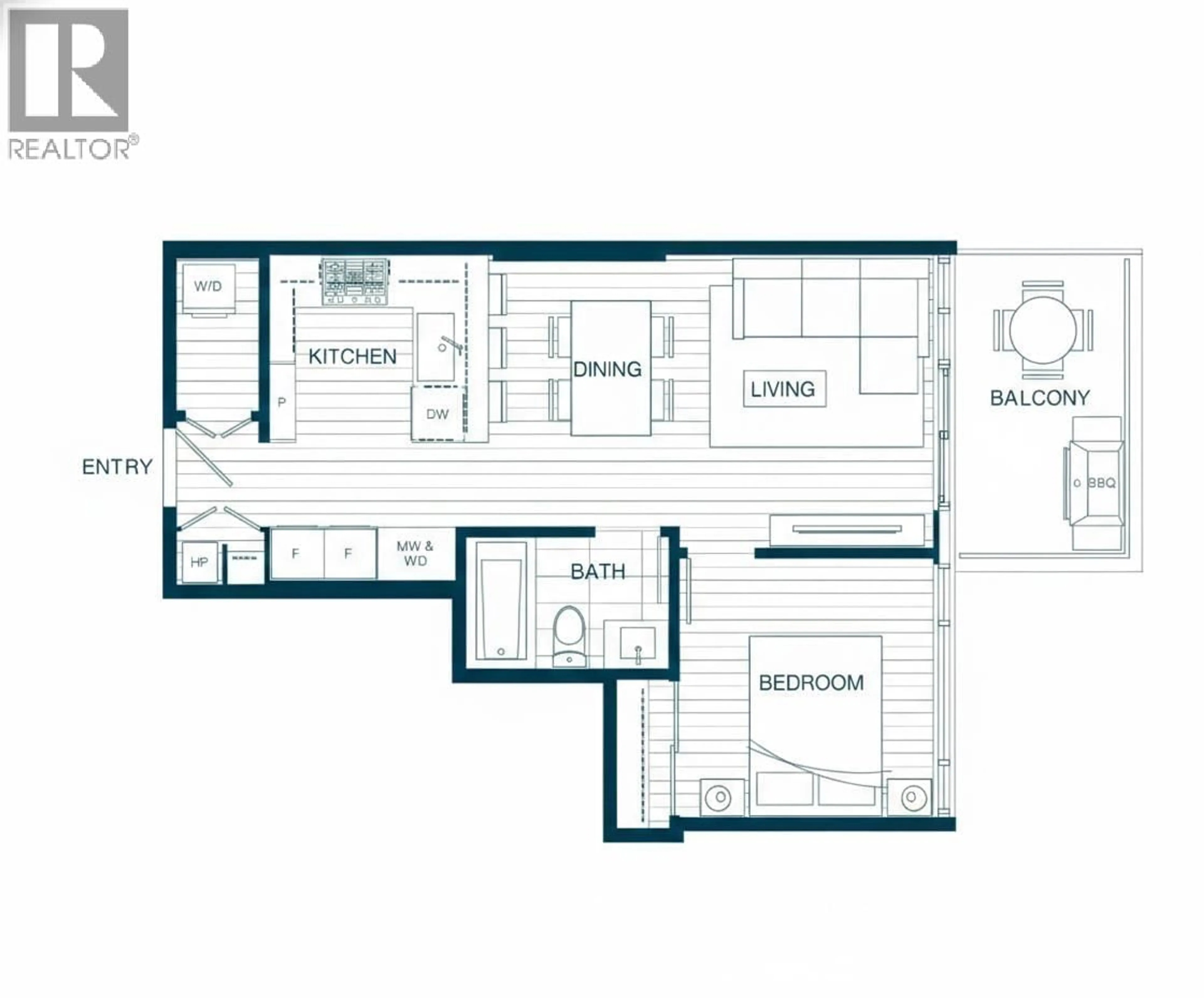 Floor plan for 1305 - 450 WESTVIEW STREET, Coquitlam British Columbia V3K6C3