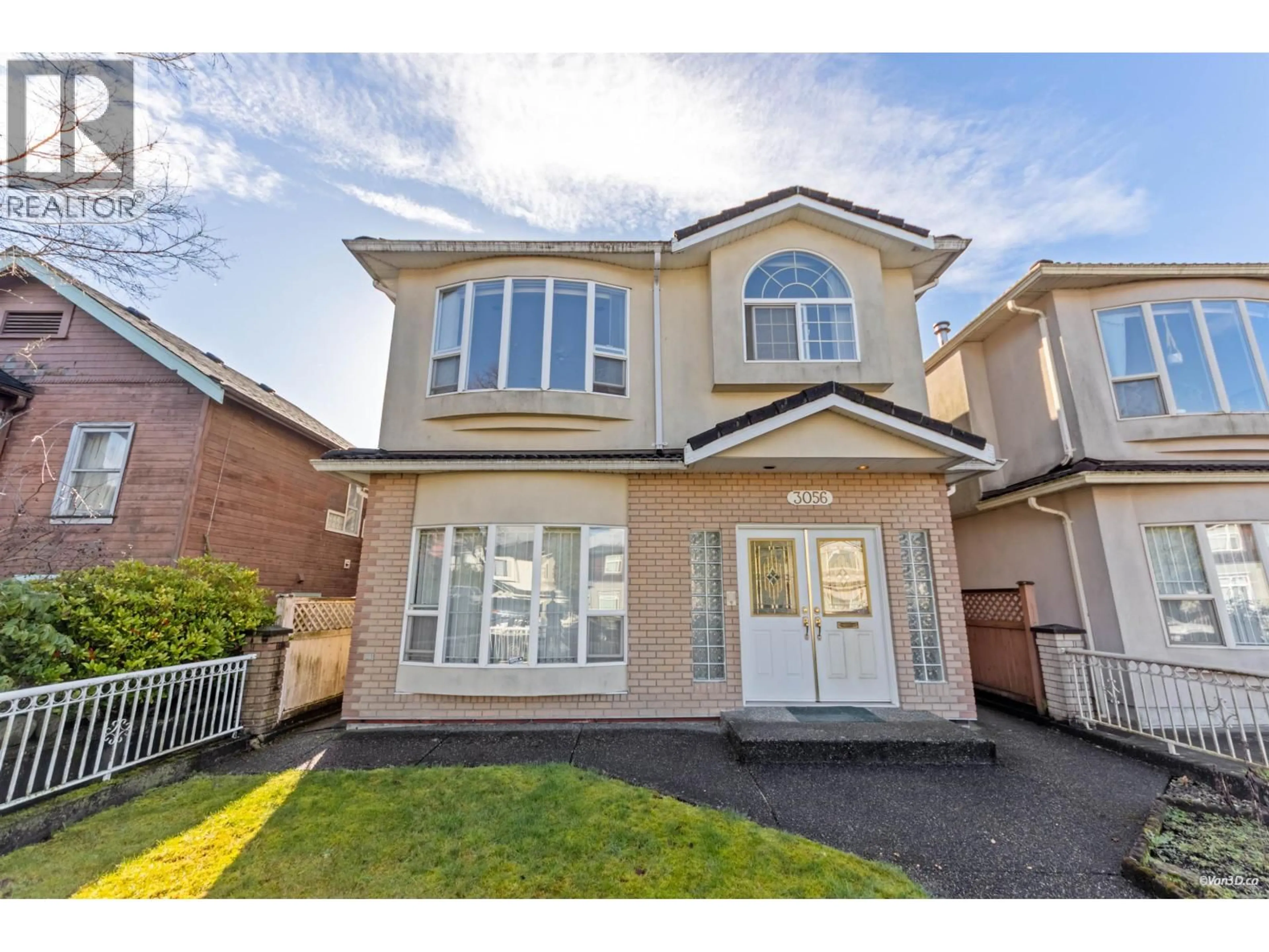 Home with vinyl exterior material, street for 3056 ADANAC STREET, Vancouver British Columbia V5K2N7