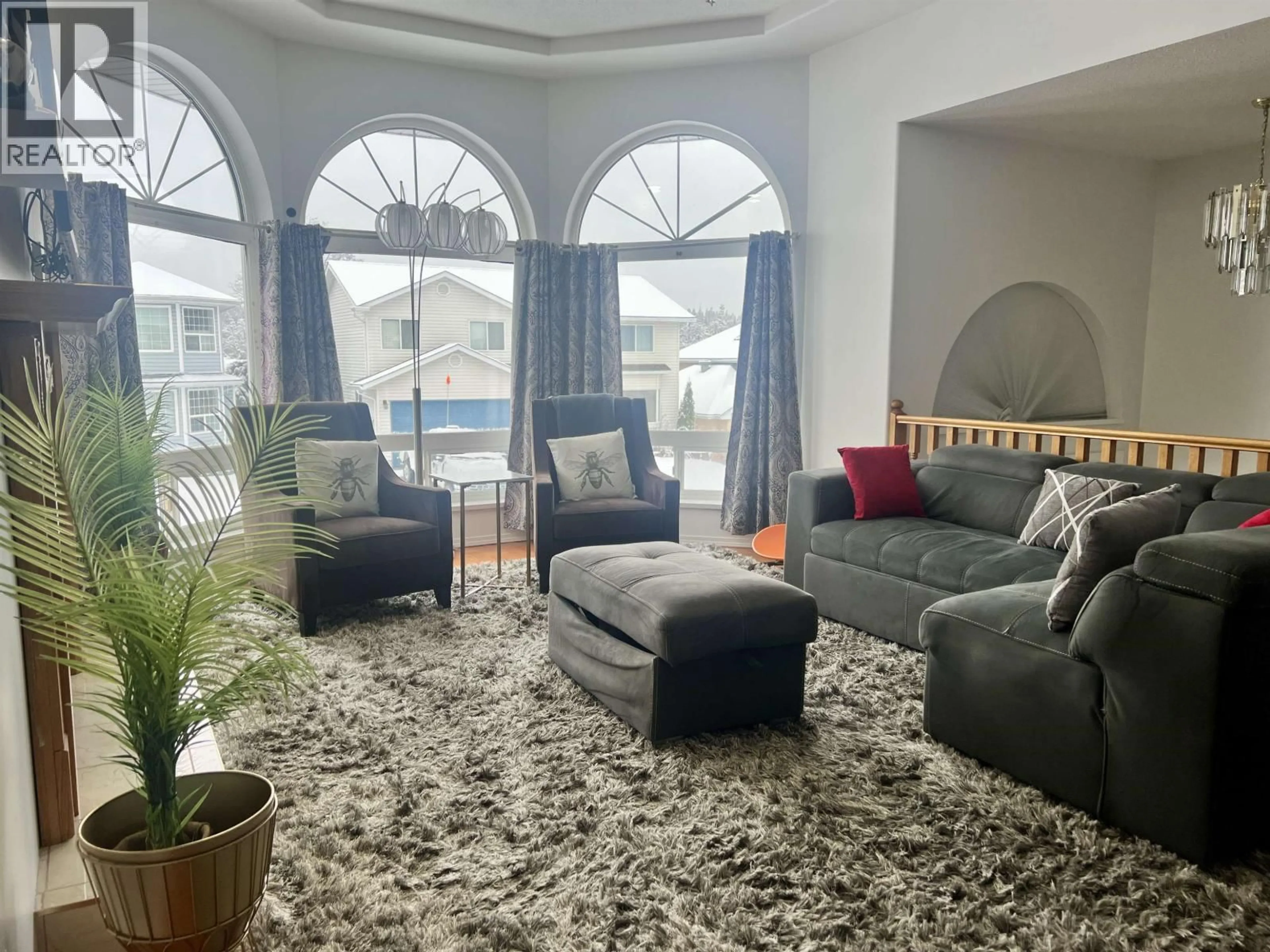Living room with furniture, carpet floor for 44 STICKNEY STREET, Kitimat British Columbia V8C2R3