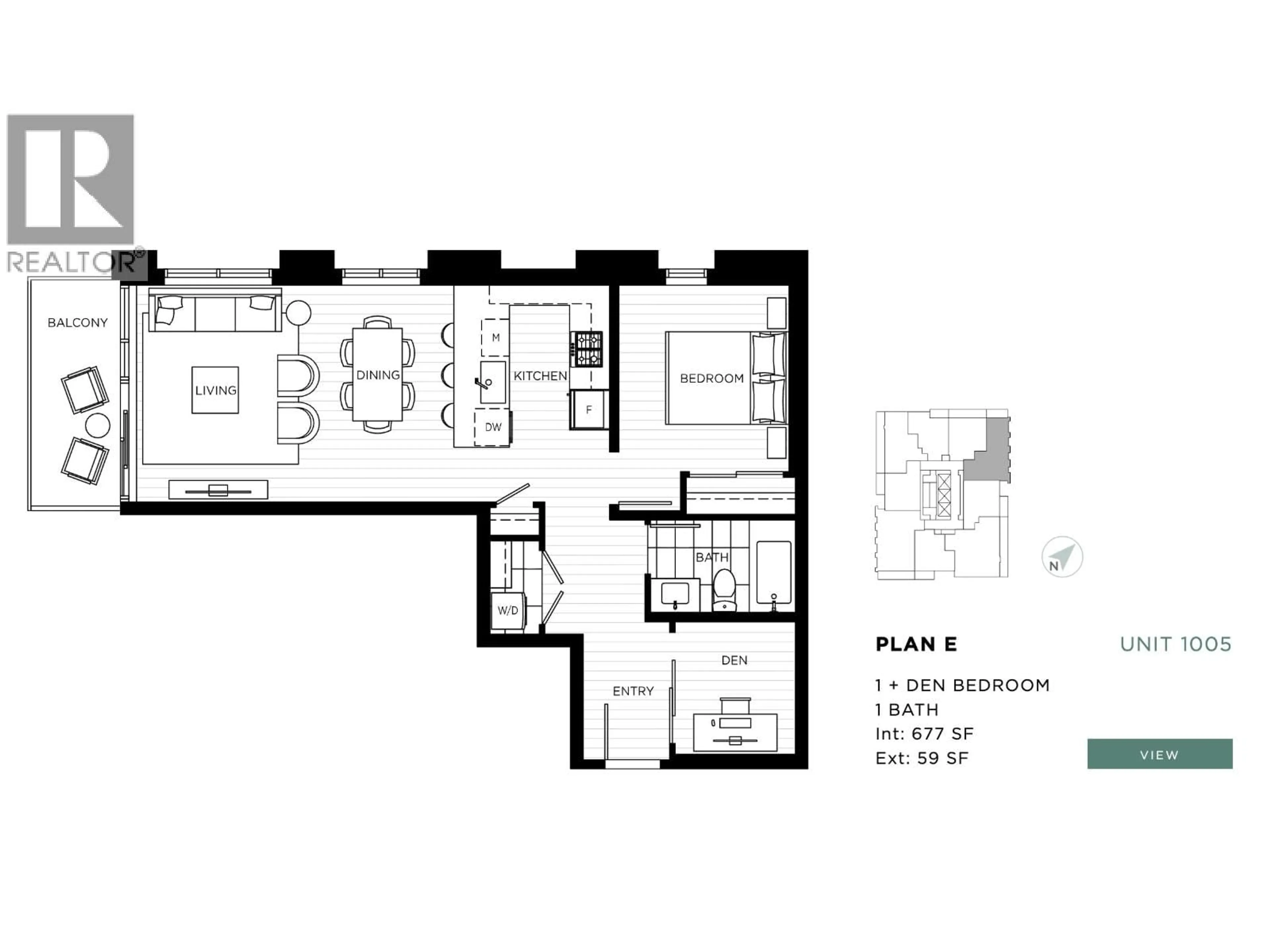 Floor plan for 1005 - 823 CARNARVON STREET, New Westminster British Columbia V3M0N5
