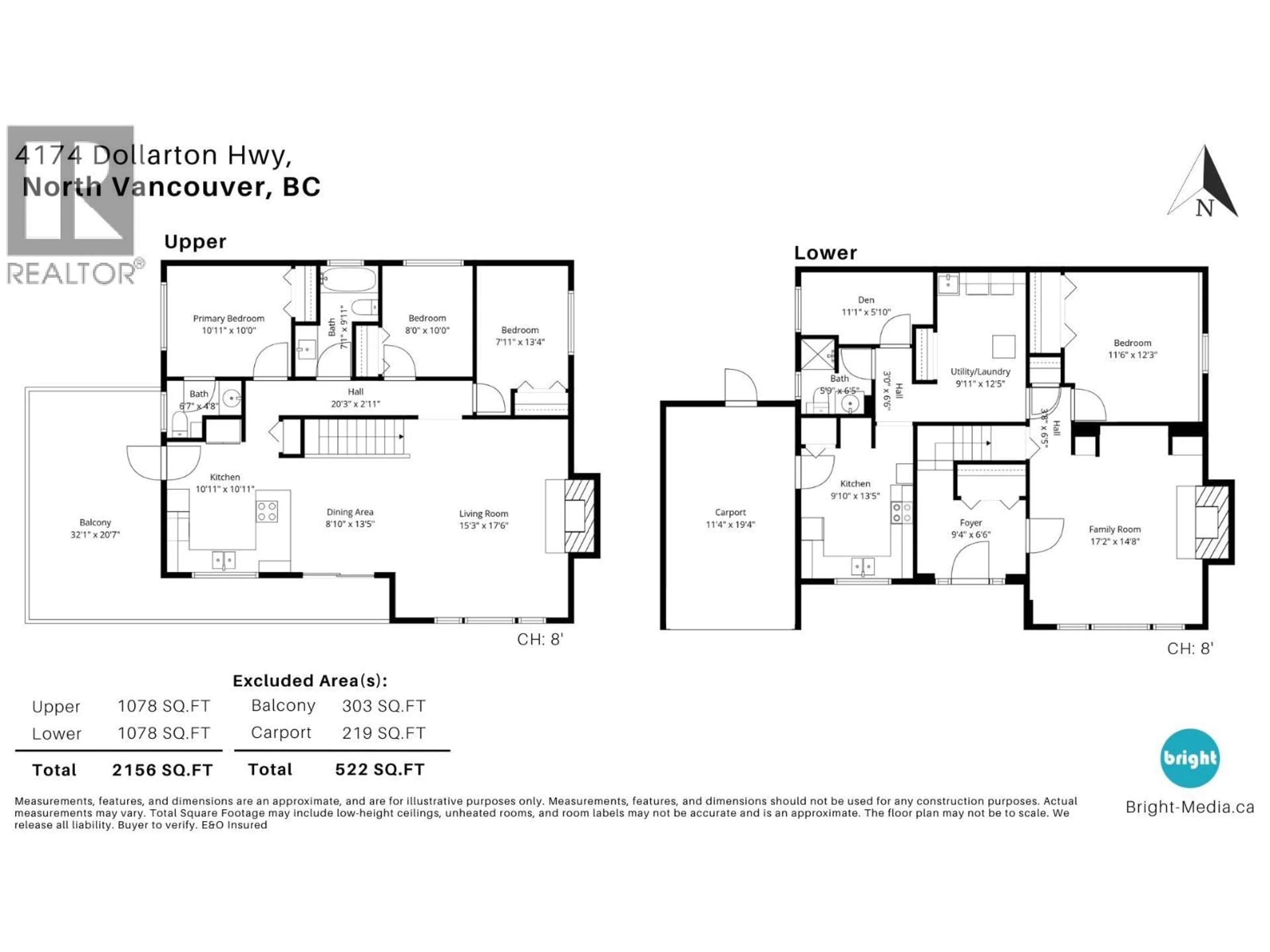 Floor plan for 4174 DOLLARTON HIGHWAY, North Vancouver British Columbia V7G1A2