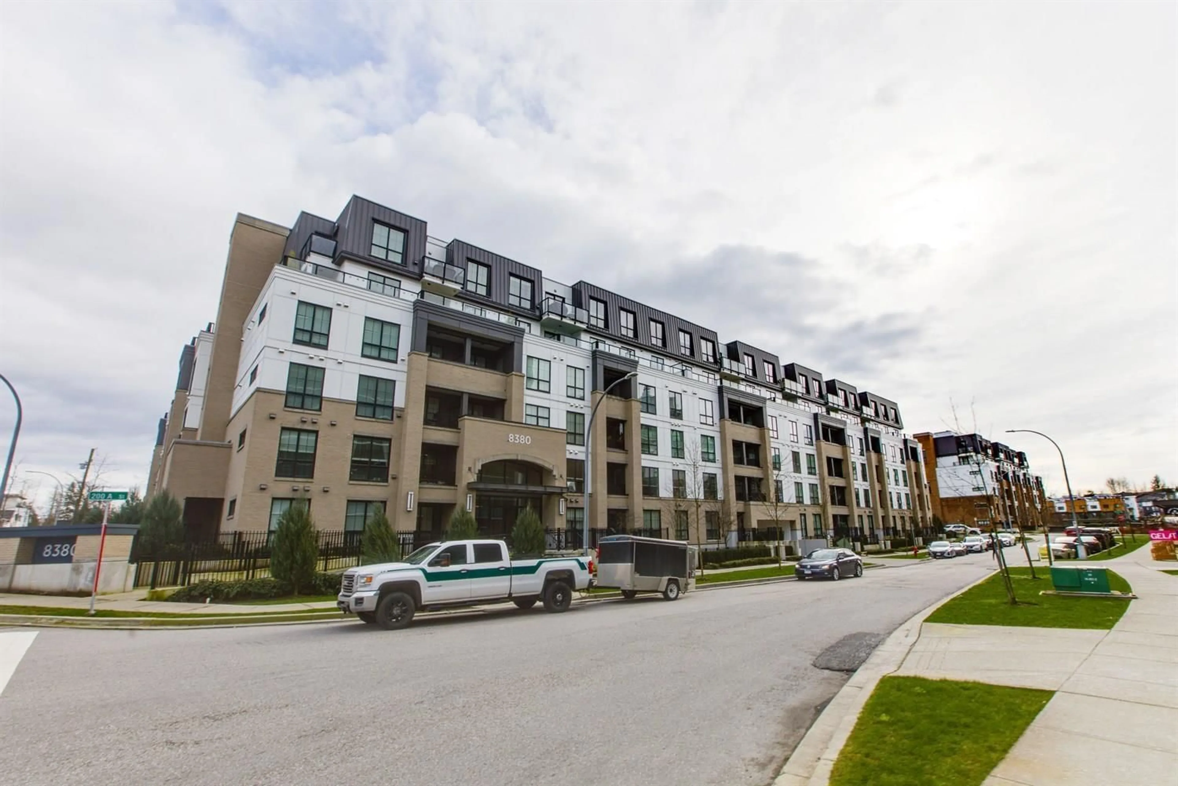 A pic from outside/outdoor area/front of a property/back of a property/a pic from drone, street for 109 - 8380 200A STREET, Langley British Columbia V2Y3S5