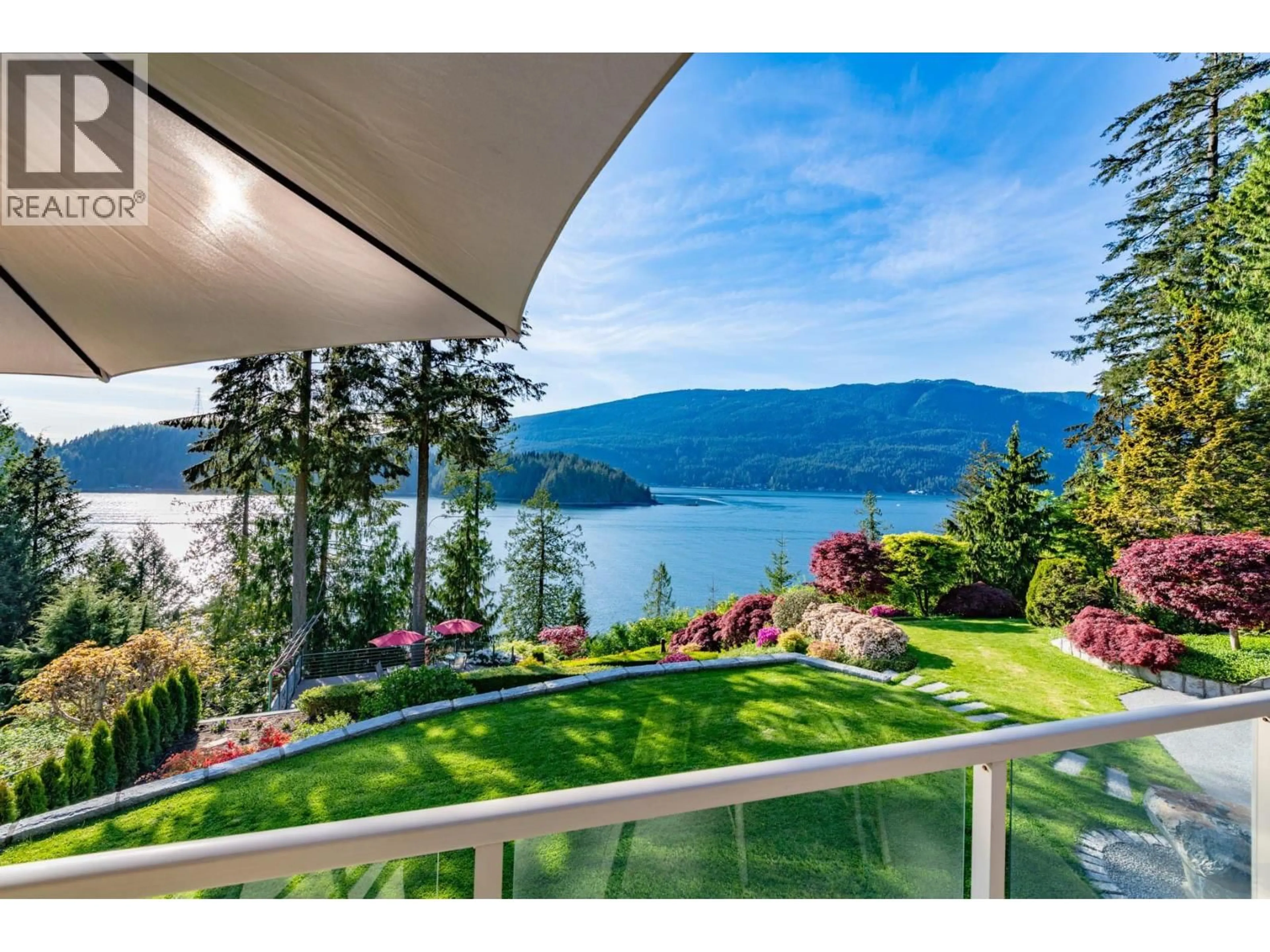 Patio, water/lake/river/ocean view for 3411 SENKLER ROAD, Belcarra British Columbia V3H4S3