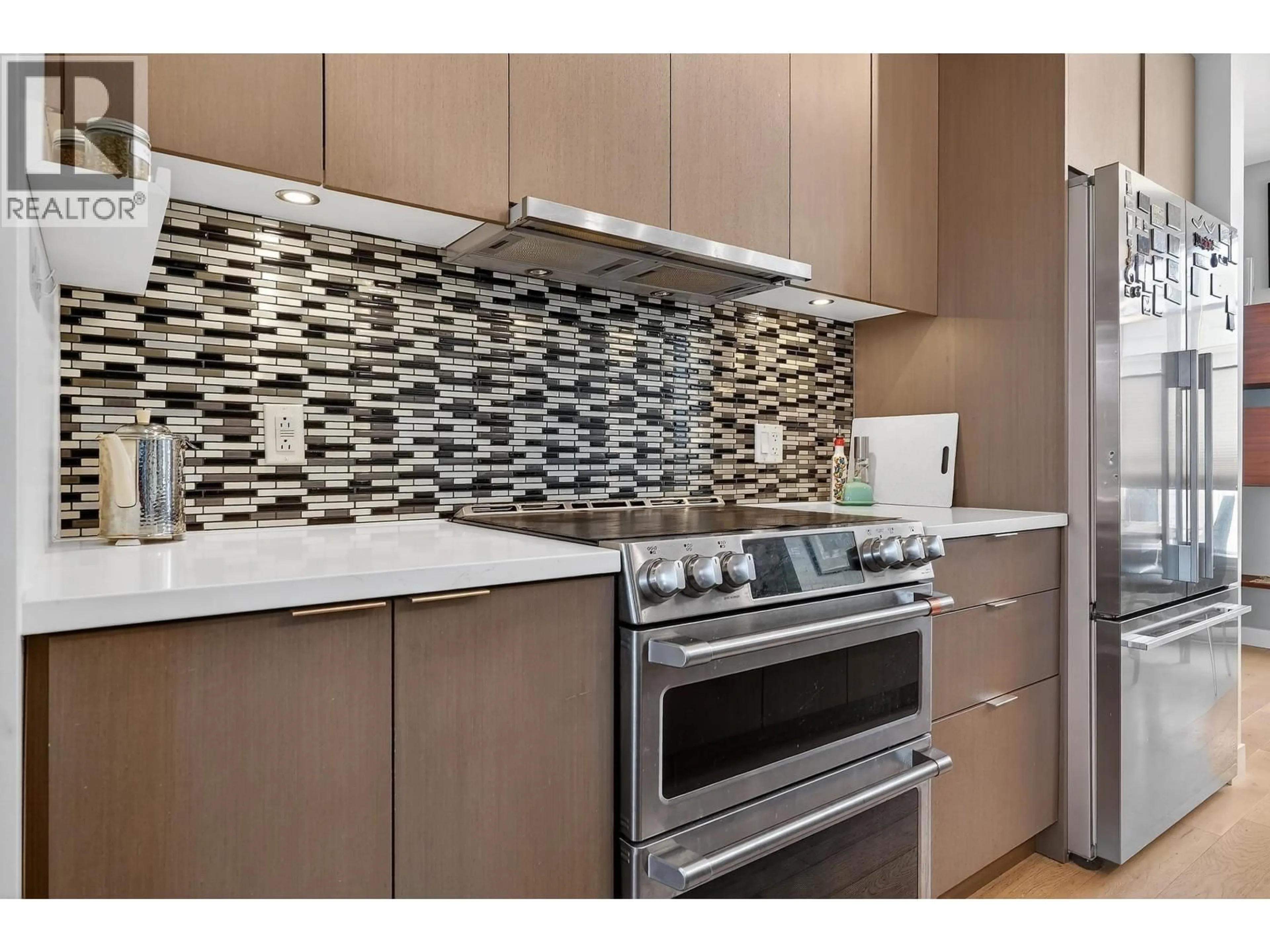 Contemporary kitchen, ceramic/tile floor for PH7 - 5555 DUNBAR STREET, Vancouver British Columbia V6N1W5