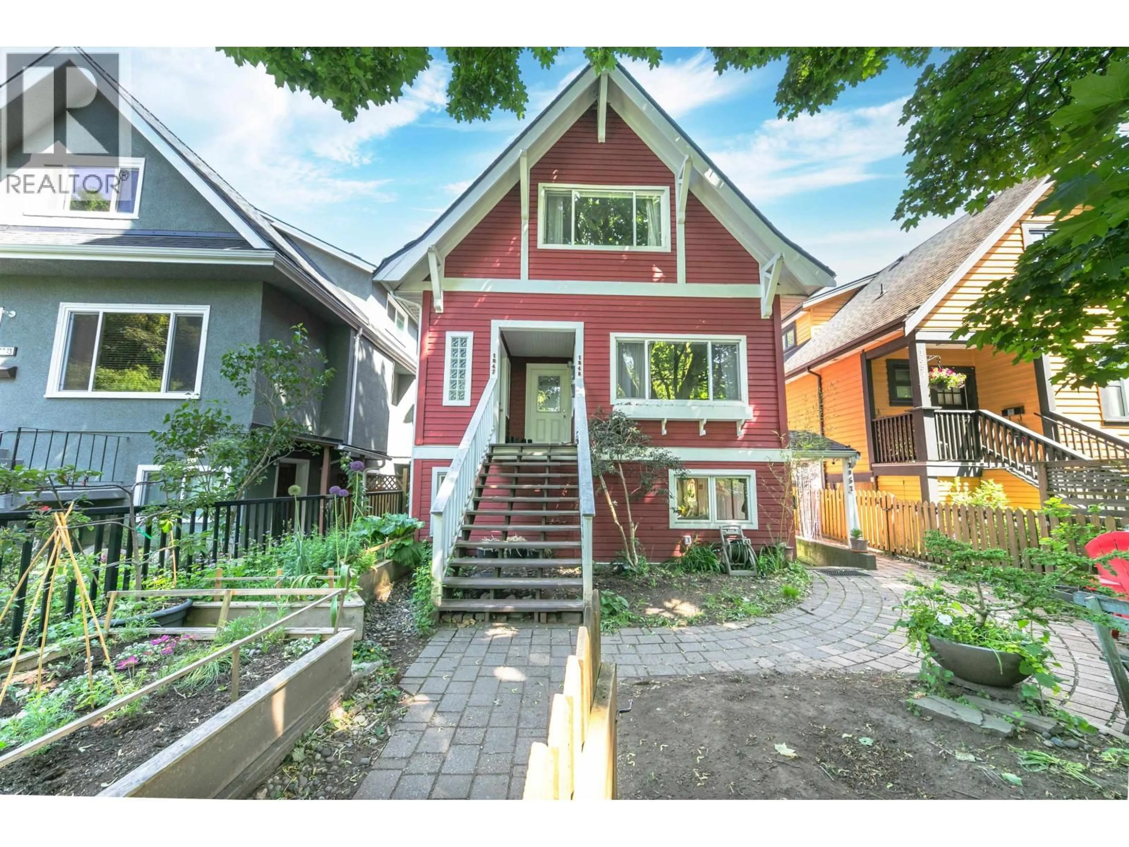 Home with brick exterior material, street for 1847 KITCHENER STREET, Vancouver British Columbia V5L2W5