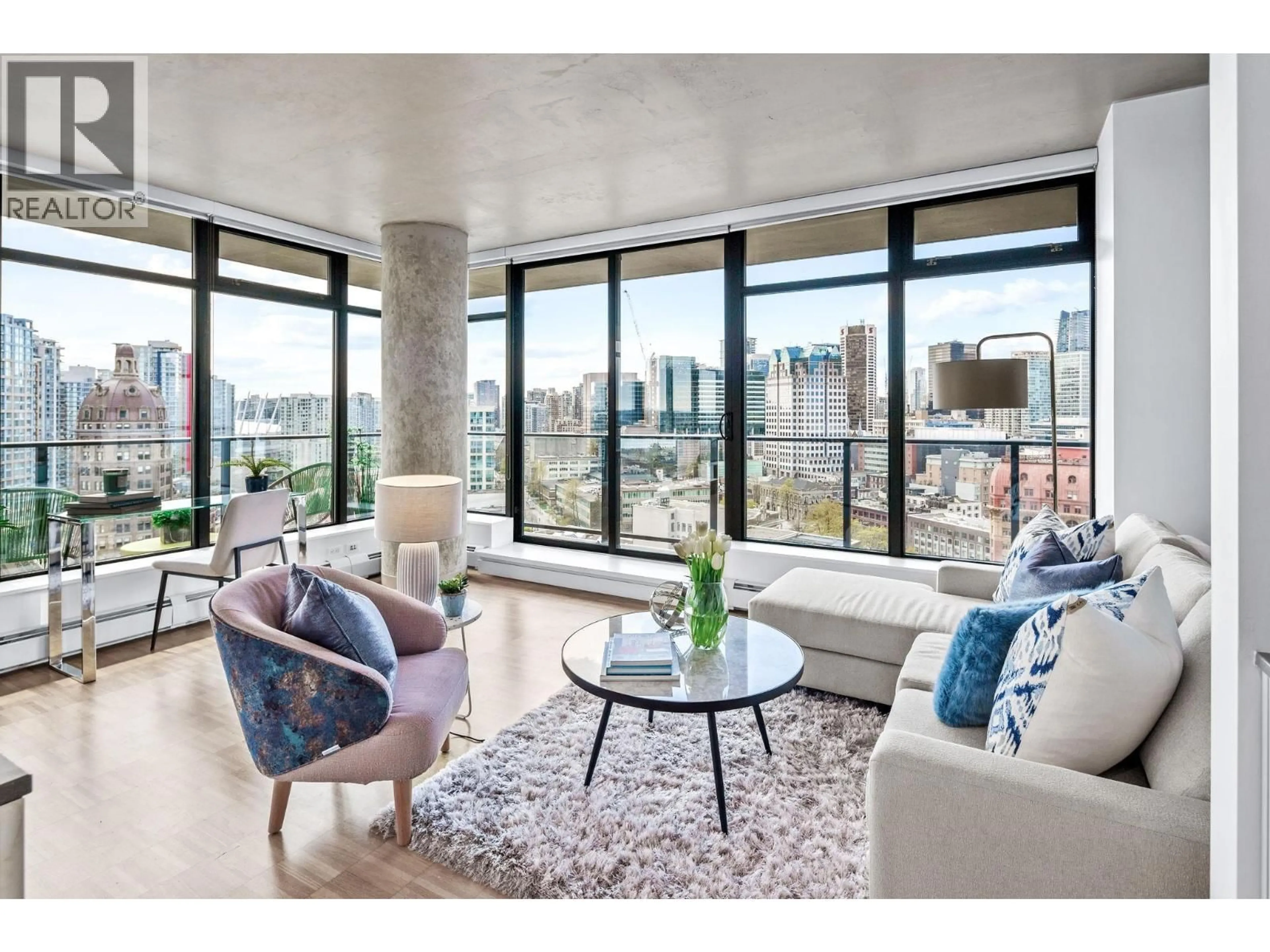 Living room with furniture, unknown for 2105 - 108 CORDOVA STREET, Vancouver British Columbia V6B0G5