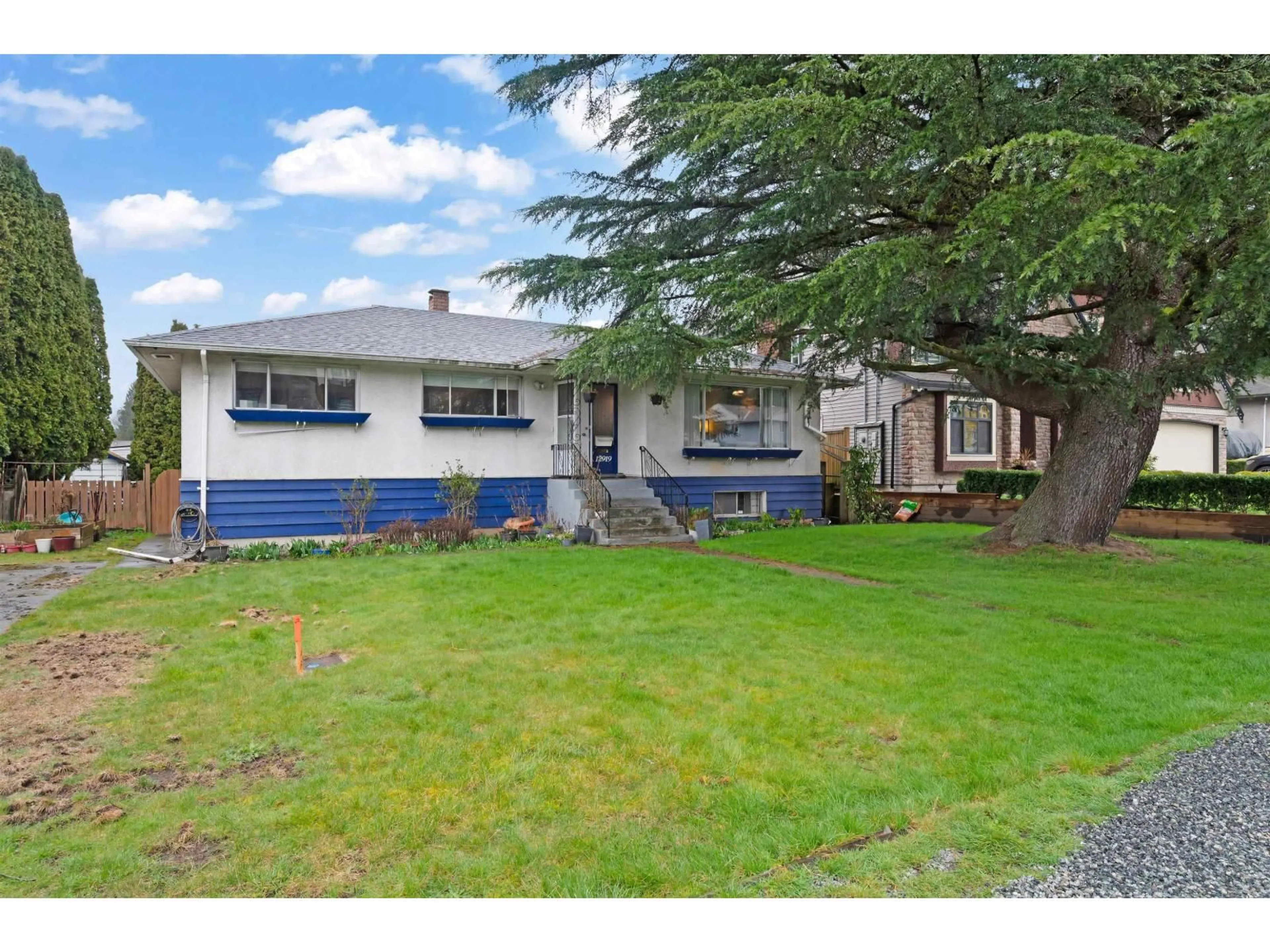 A pic from outside/outdoor area/front of a property/back of a property/a pic from drone, street for 12919 98A AVENUE, Surrey British Columbia V3T1C3