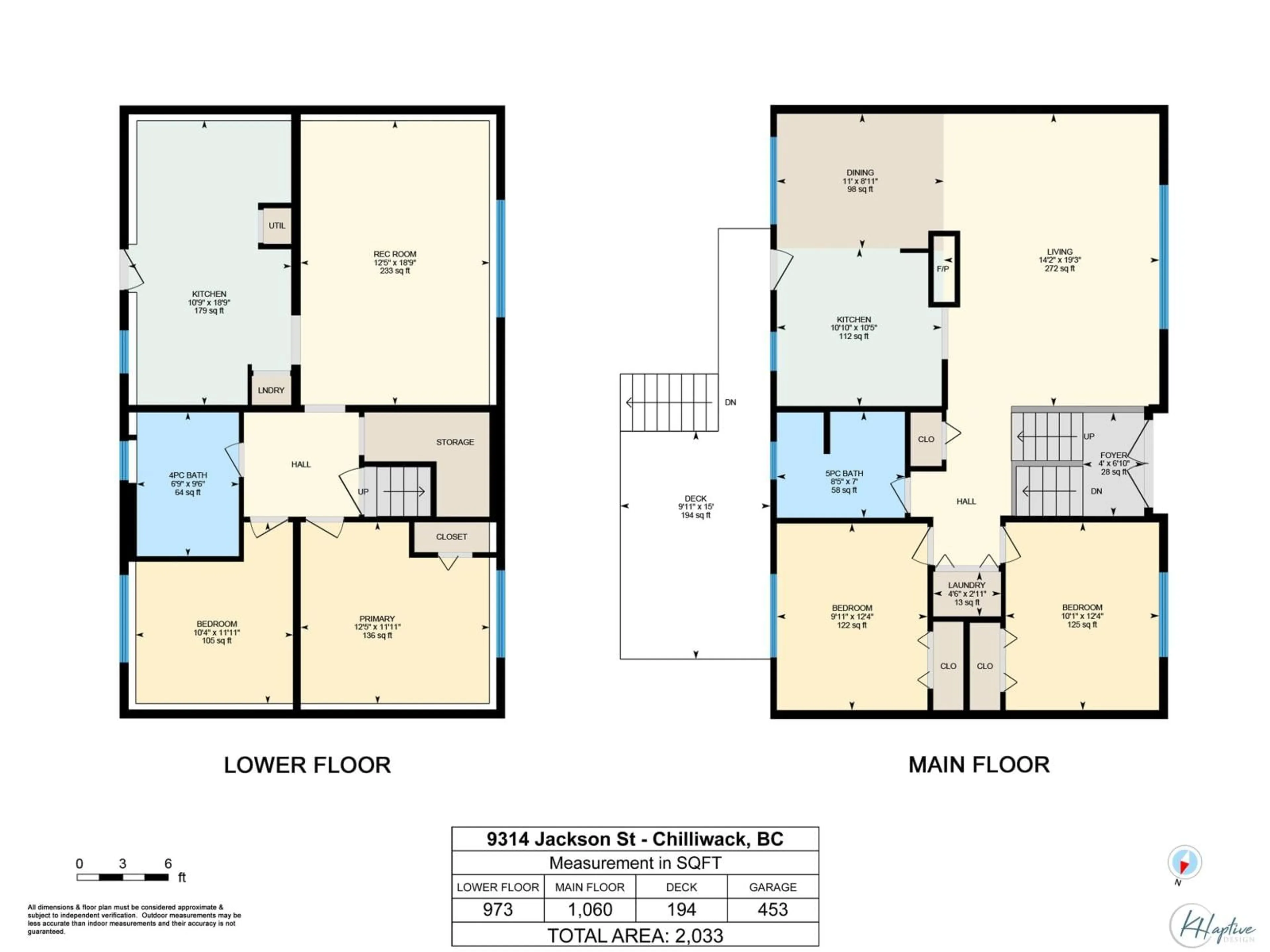 Floor plan for 9314 JACKSON STREET, Chilliwack British Columbia V2P3X1