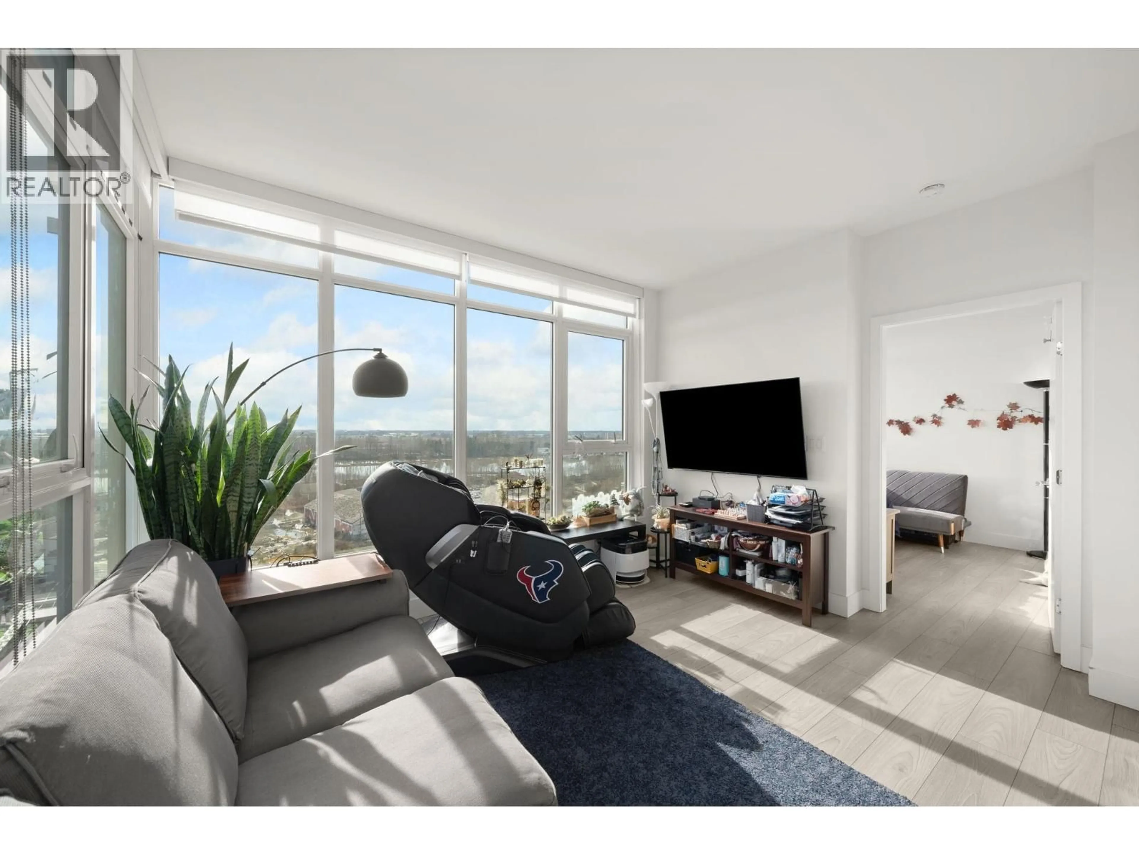 Living room with furniture, unknown for 1405 - 3581 KENT AVENUE NORTH, Vancouver British Columbia V5S0H6