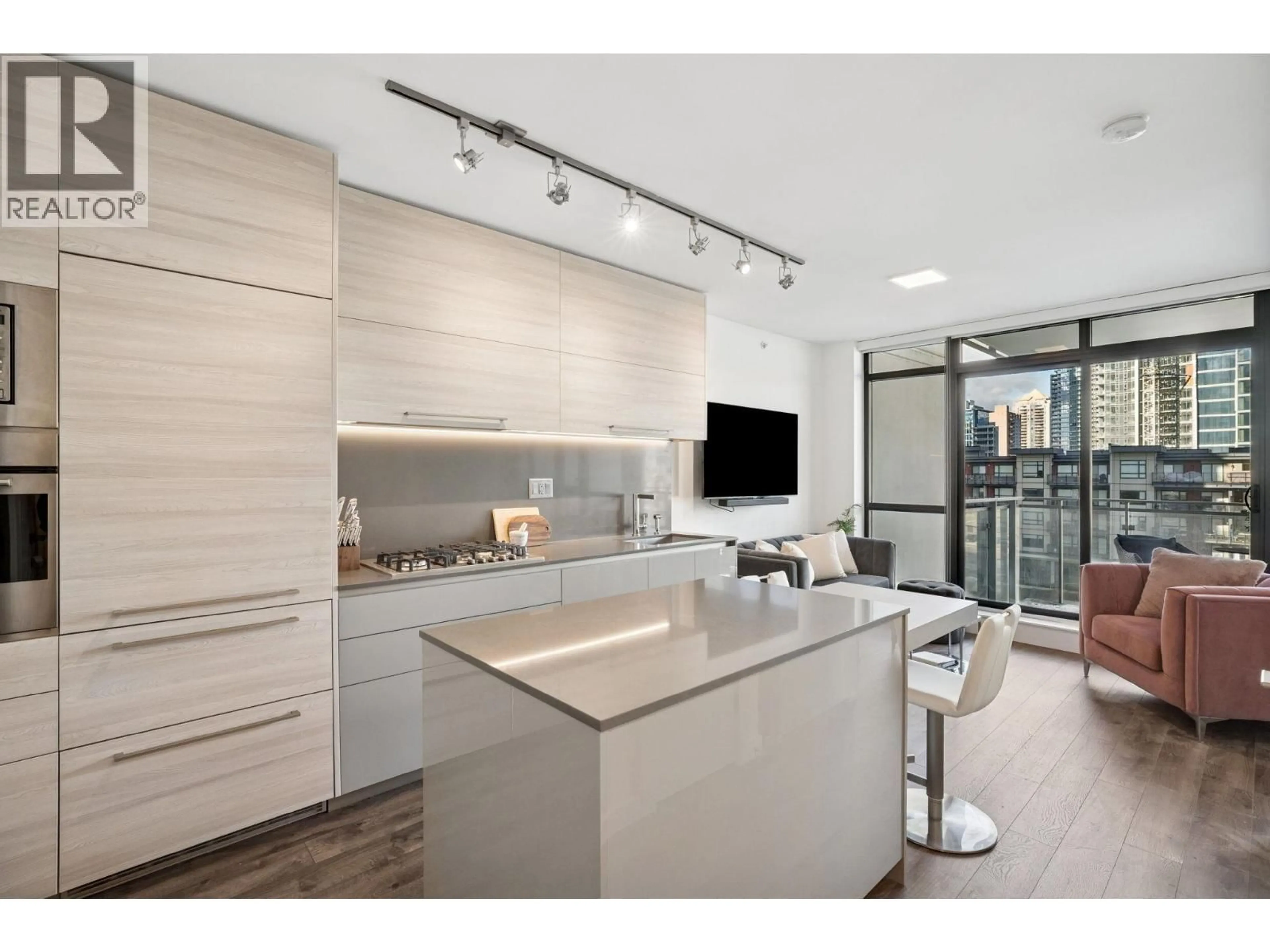 Open concept kitchen, unknown for 802 - 4488 JUNEAU STREET, Burnaby British Columbia V5C0M4