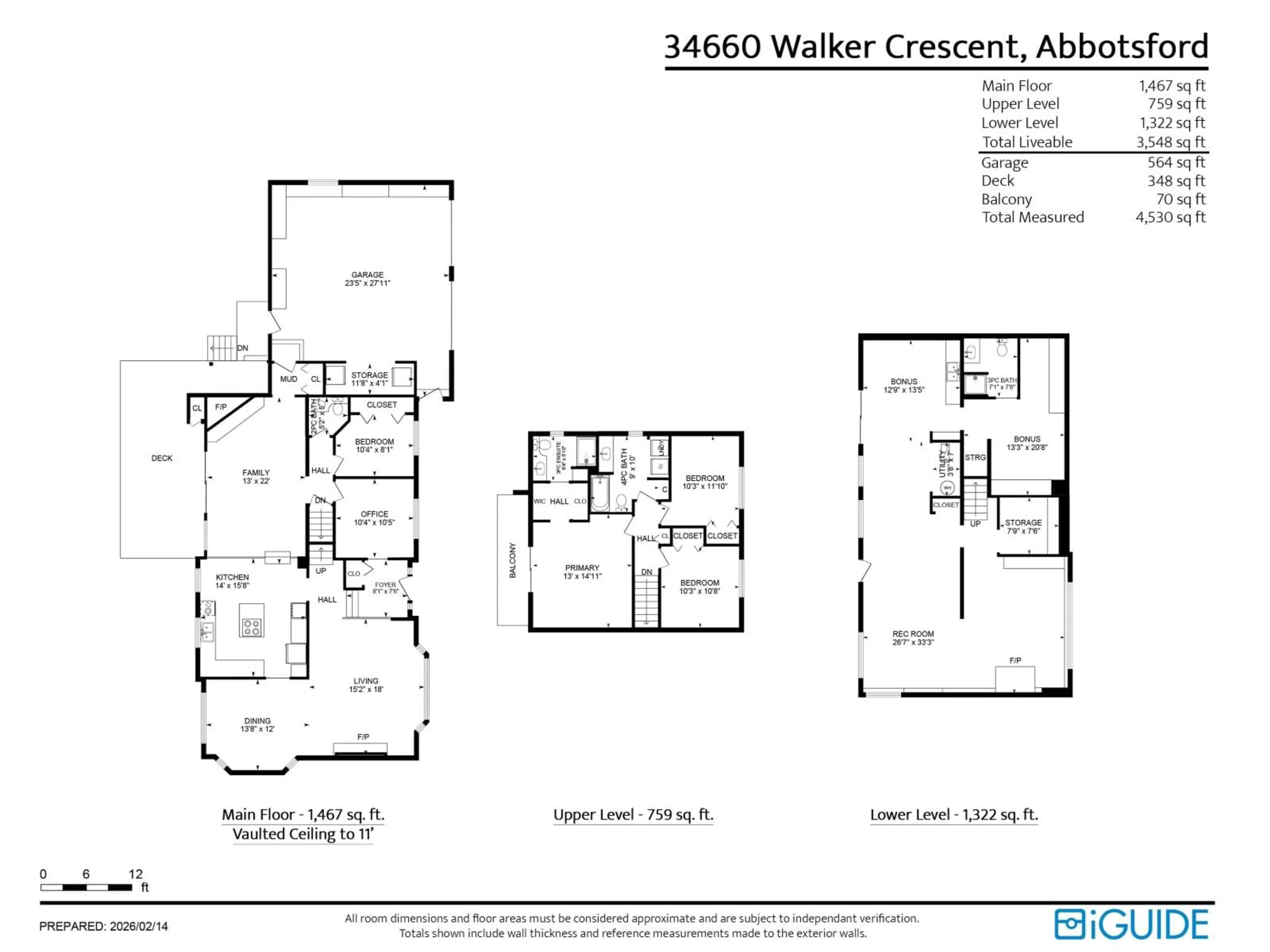 Floor plan for 34660 WALKER CRESCENT, Abbotsford British Columbia V2S1J3