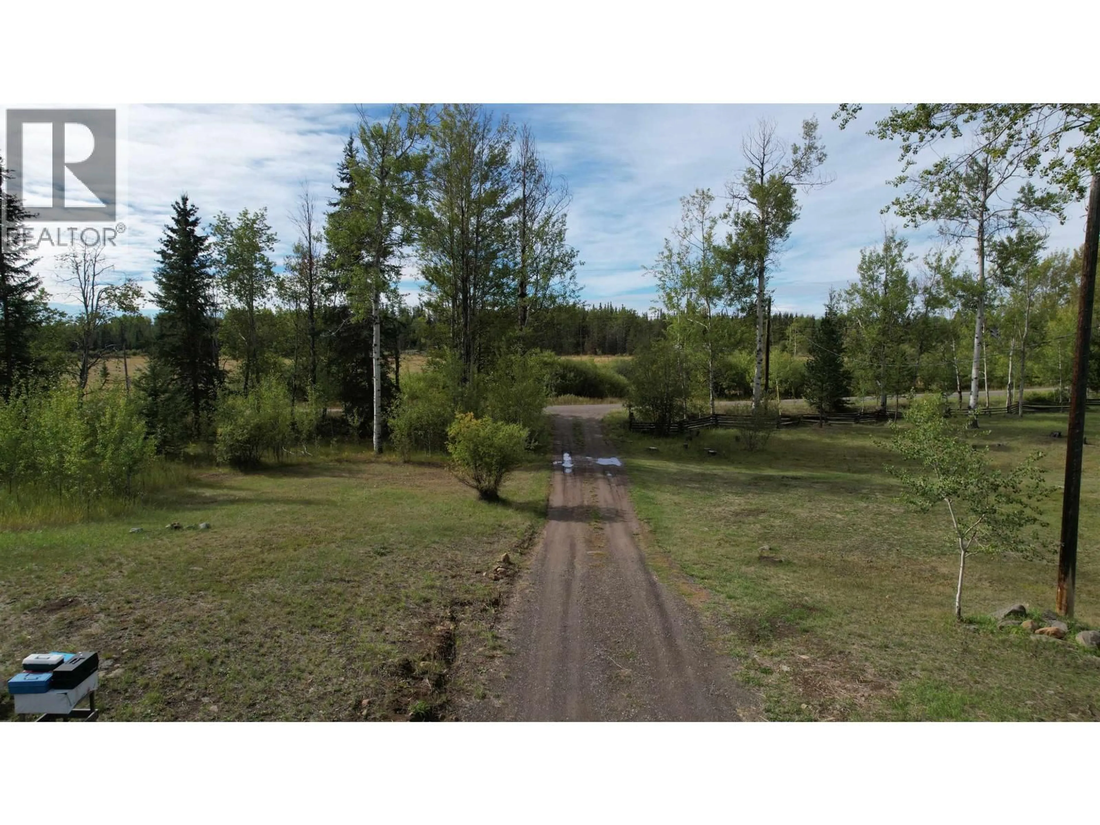 A pic from outside/outdoor area/front of a property/back of a property/a pic from drone, forest/trees view for 8043 83 MILE ROAD, Lone Butte British Columbia V0K2E2