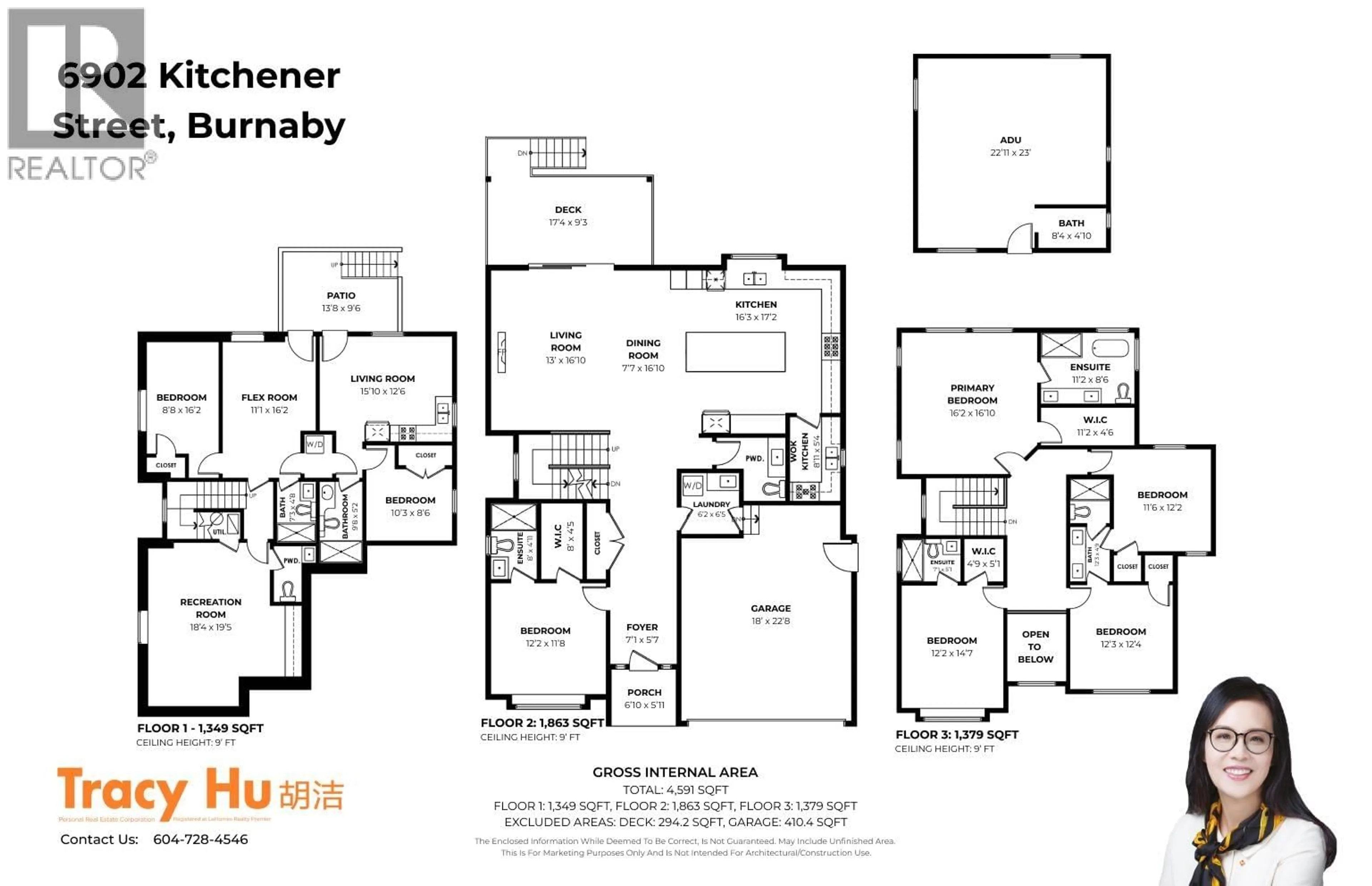 Floor plan for 6902 KITCHENER STREET, Burnaby British Columbia V5B2J9