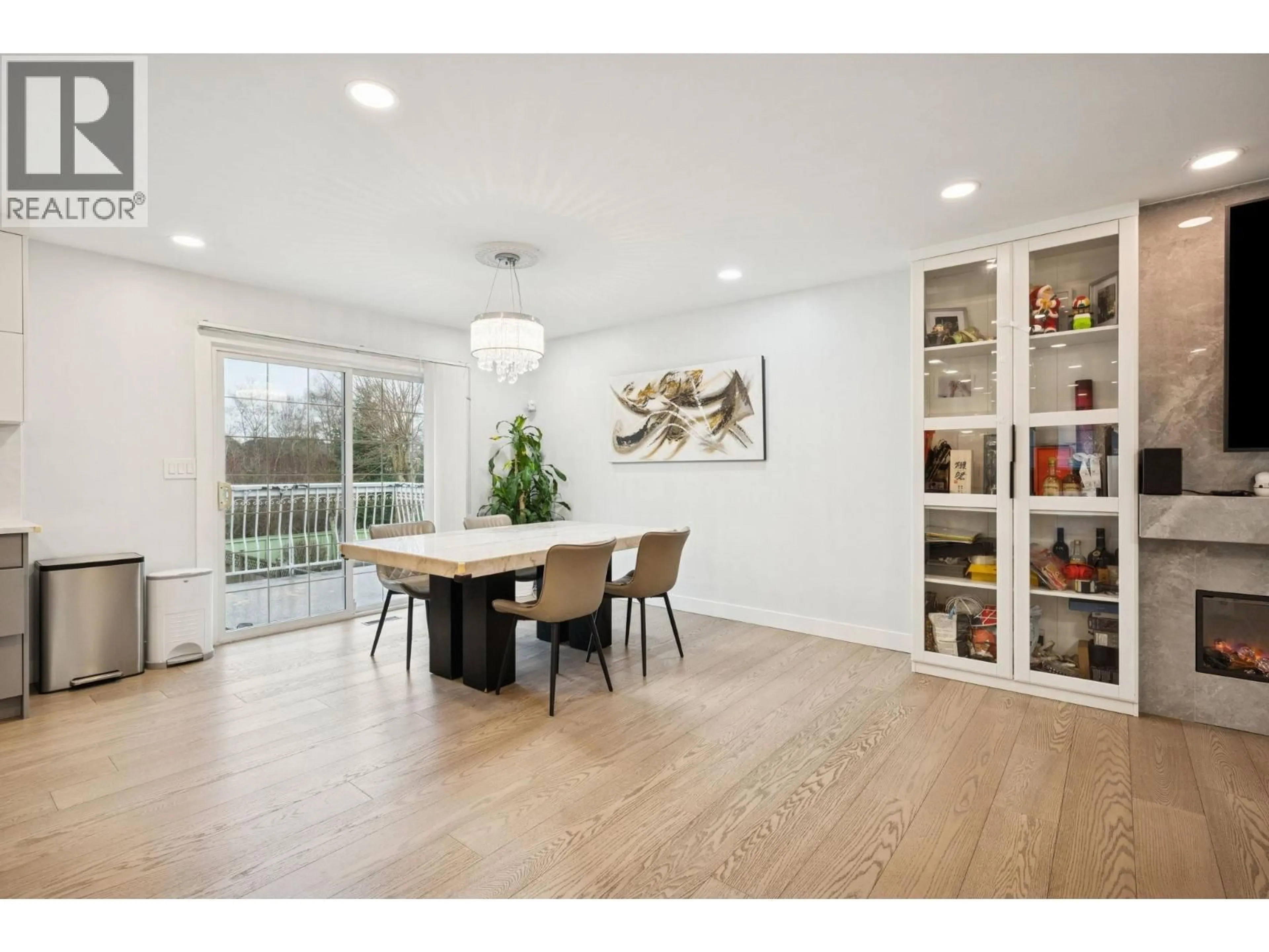 Dining room, wood/laminate floor for 4811 LANCELOT DRIVE, Richmond British Columbia V7C4S4