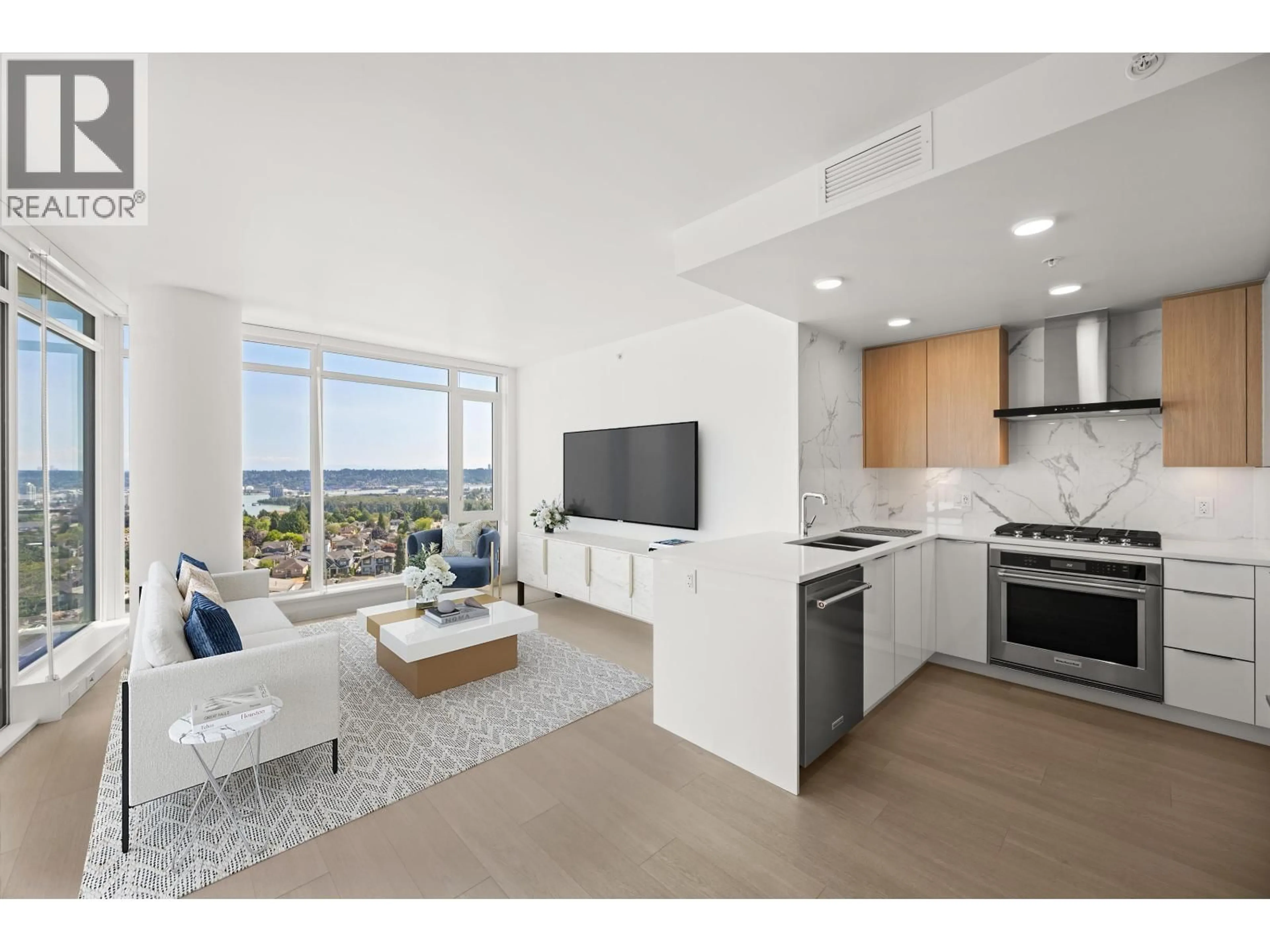 Open concept kitchen, unknown for 1305 - 7683 PARK CRESCENT, Burnaby British Columbia V3N0J4