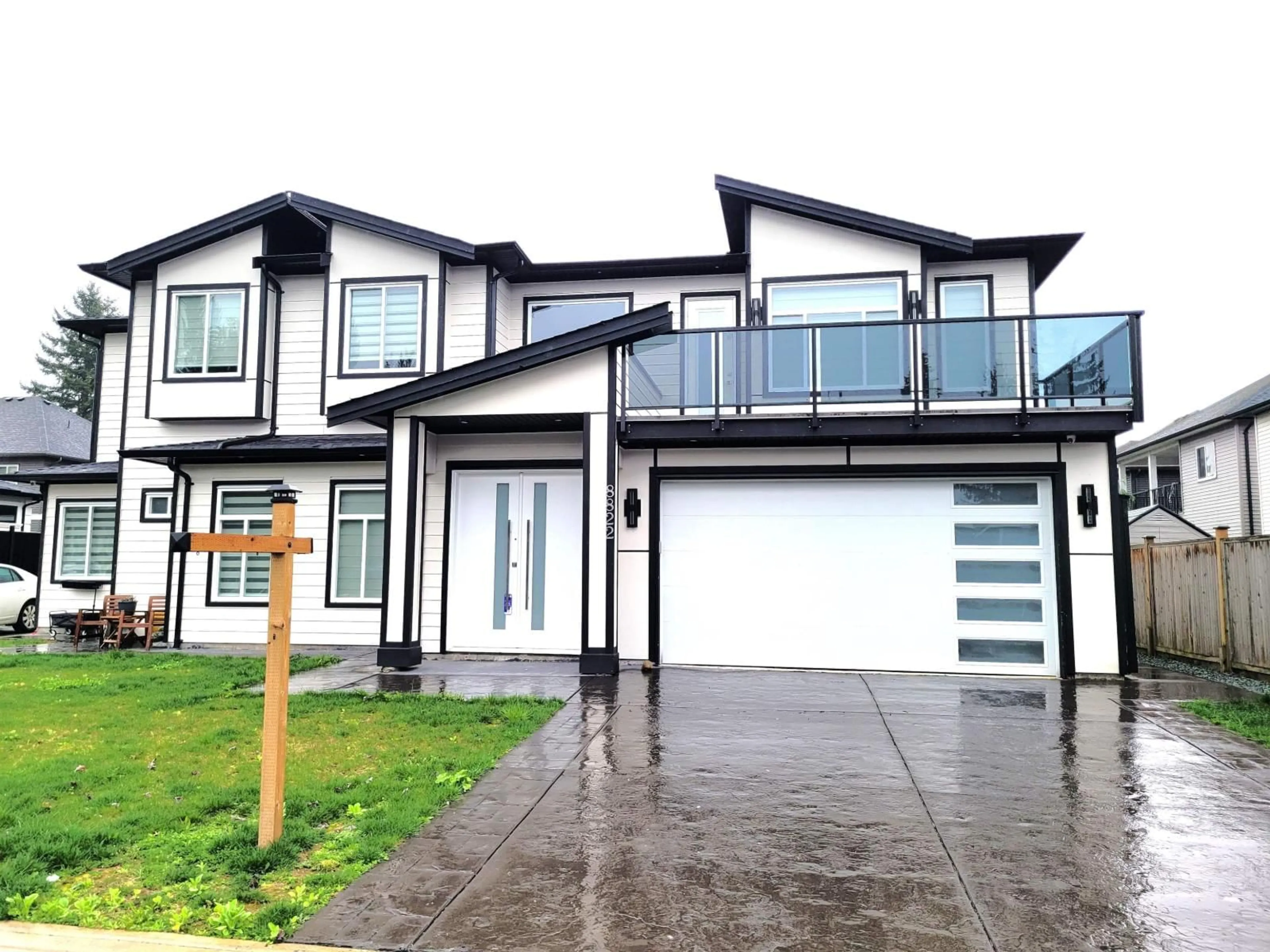 Home with vinyl exterior material, street for 8822 ADACHI TERRACE, Mission British Columbia V4S1A4