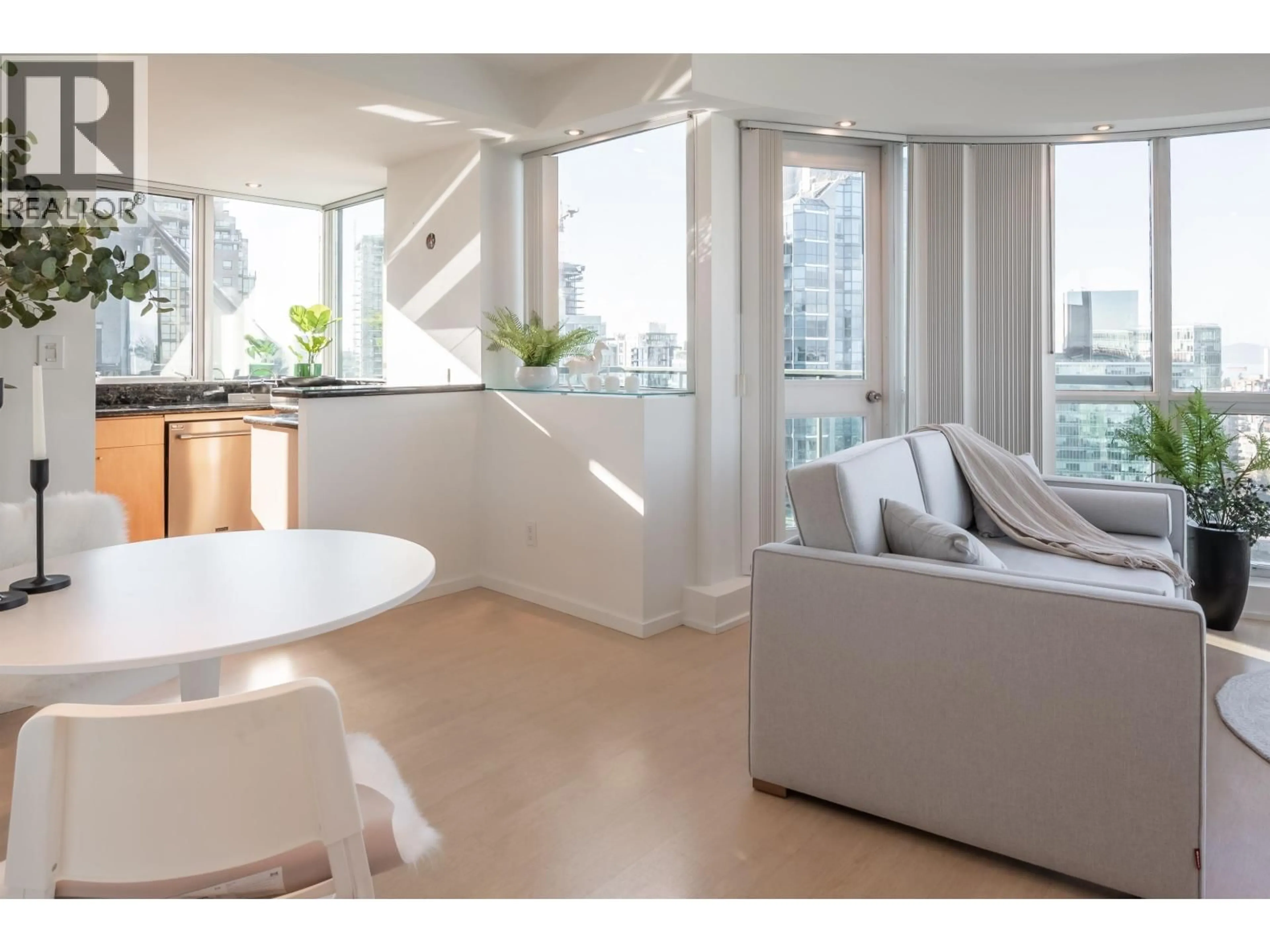 Living room with furniture, unknown for 2405 - 588 BROUGHTON STREET, Vancouver British Columbia V6G3E3