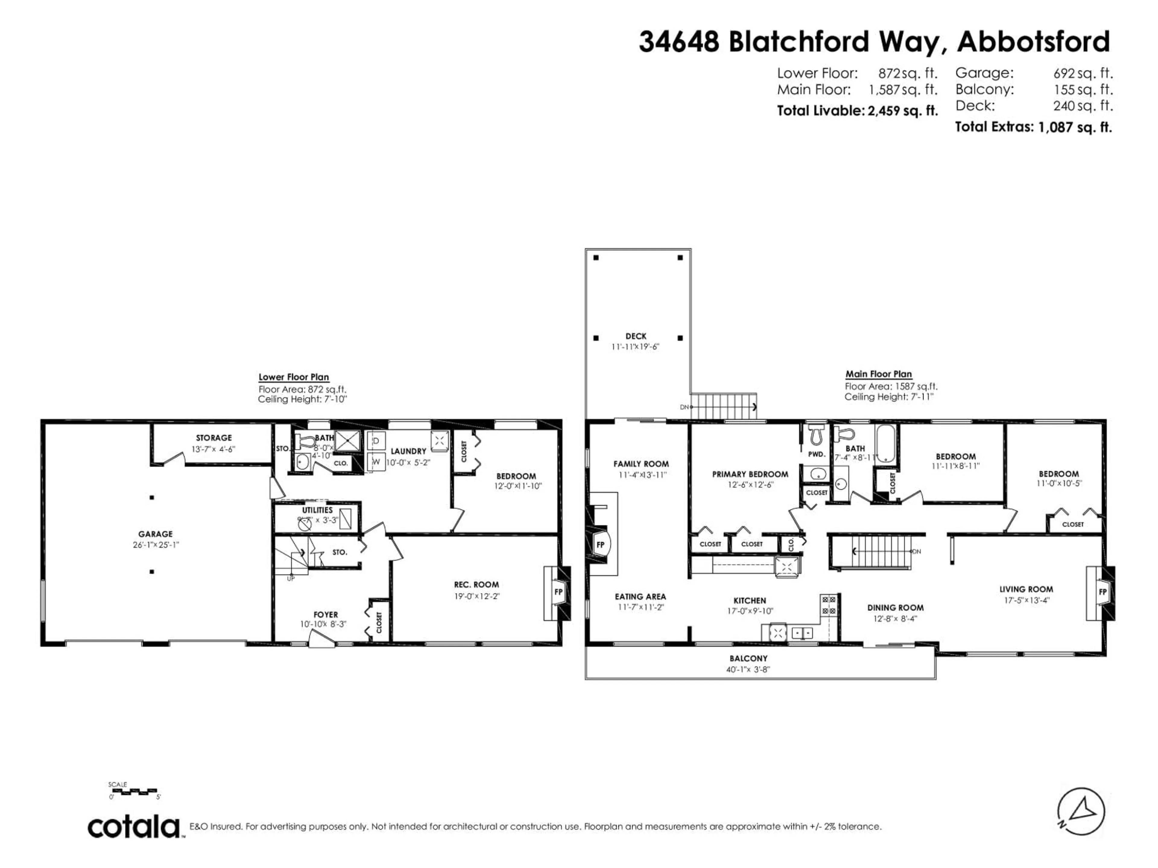 Floor plan for 34648 BLATCHFORD WAY, Abbotsford British Columbia V2S6M7